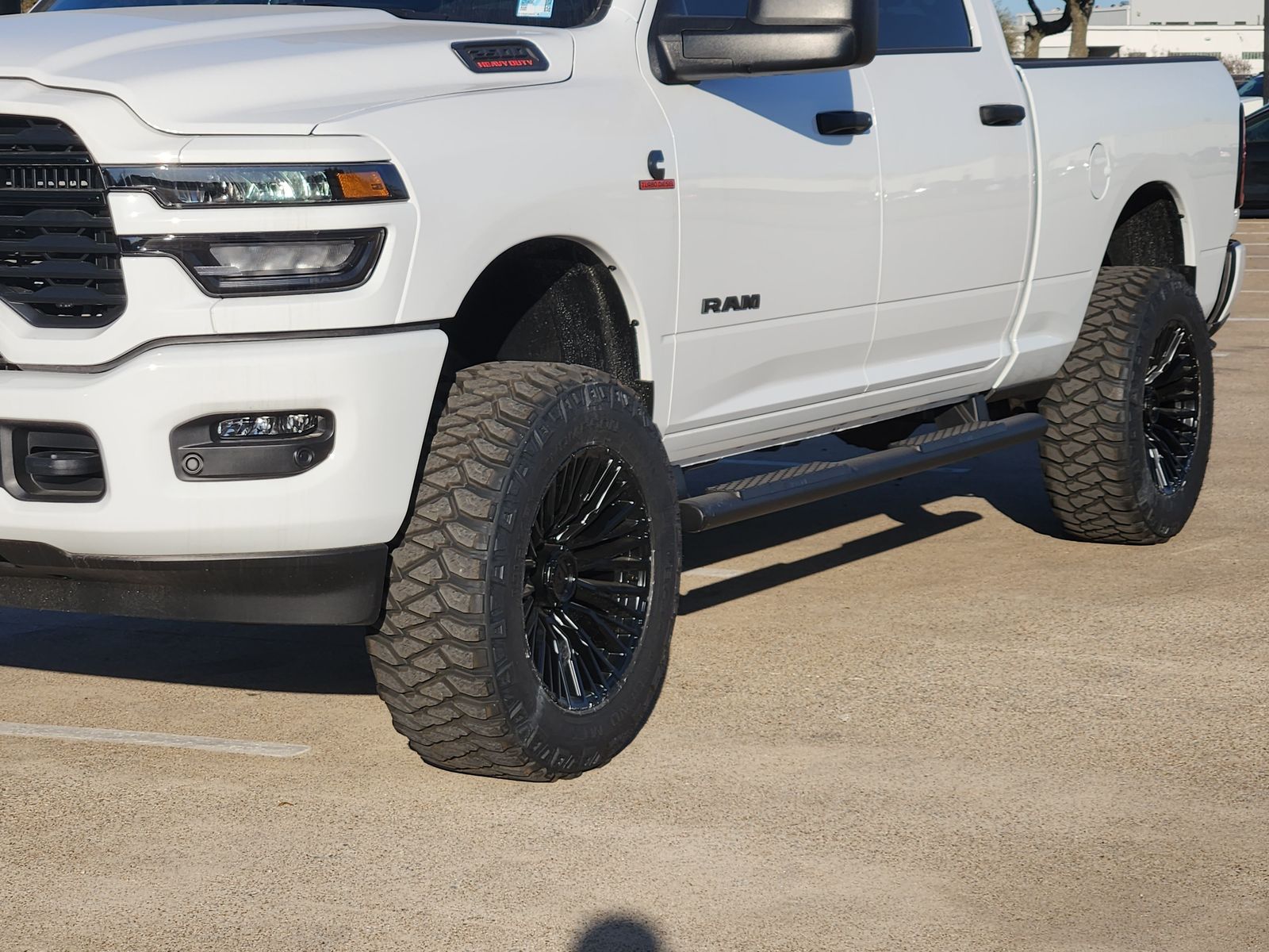 New 2025 Bright White Ram BIG HORN CREW CAB 4X4 6