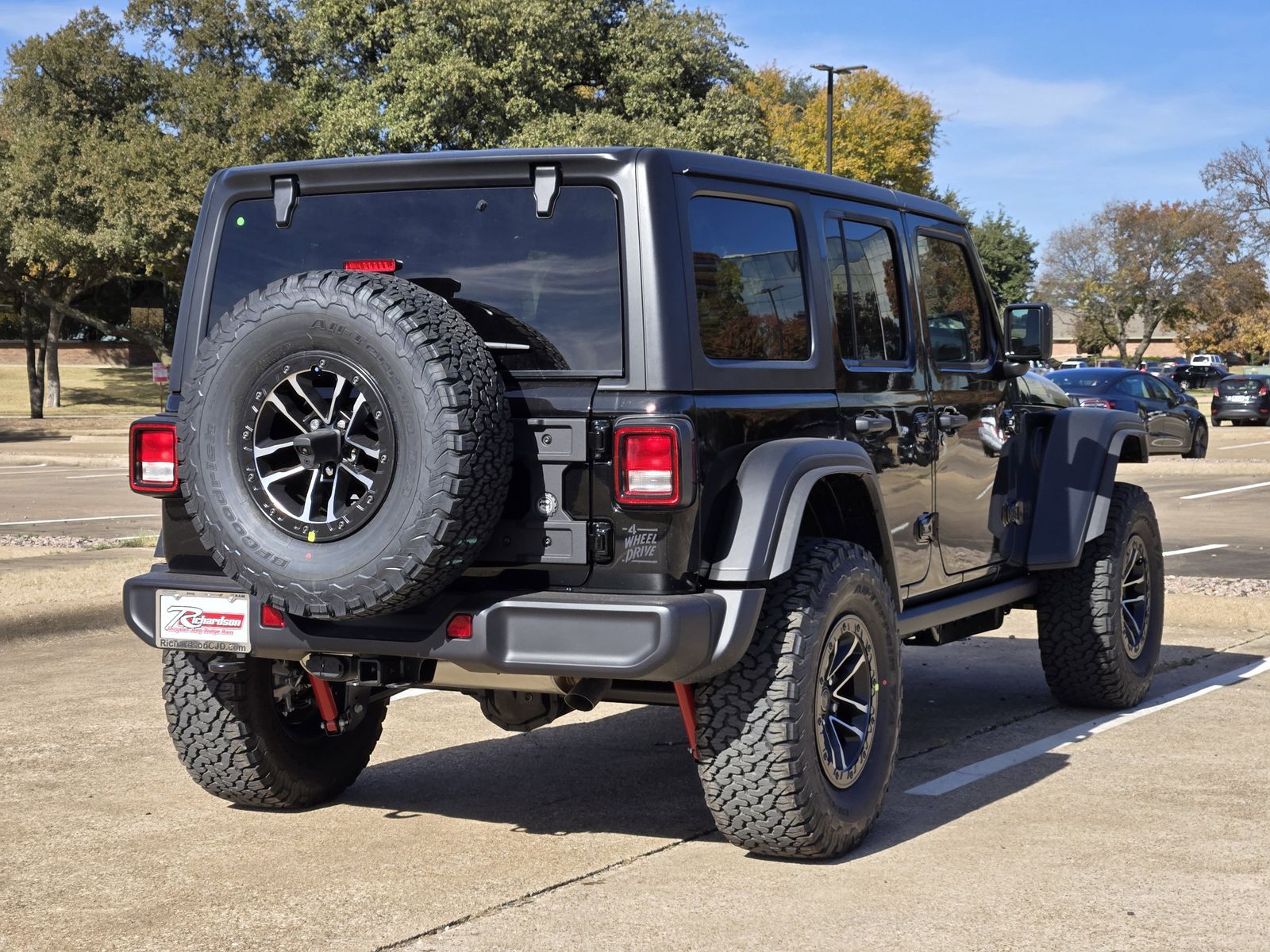New 2026 Black Jeep 4-DOOR WILLYS image 4