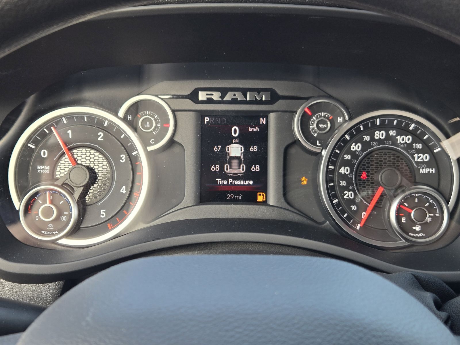 New 2026 Molten Red Pearlcoat Ram TRADESMAN CREW CAB 4X4 6