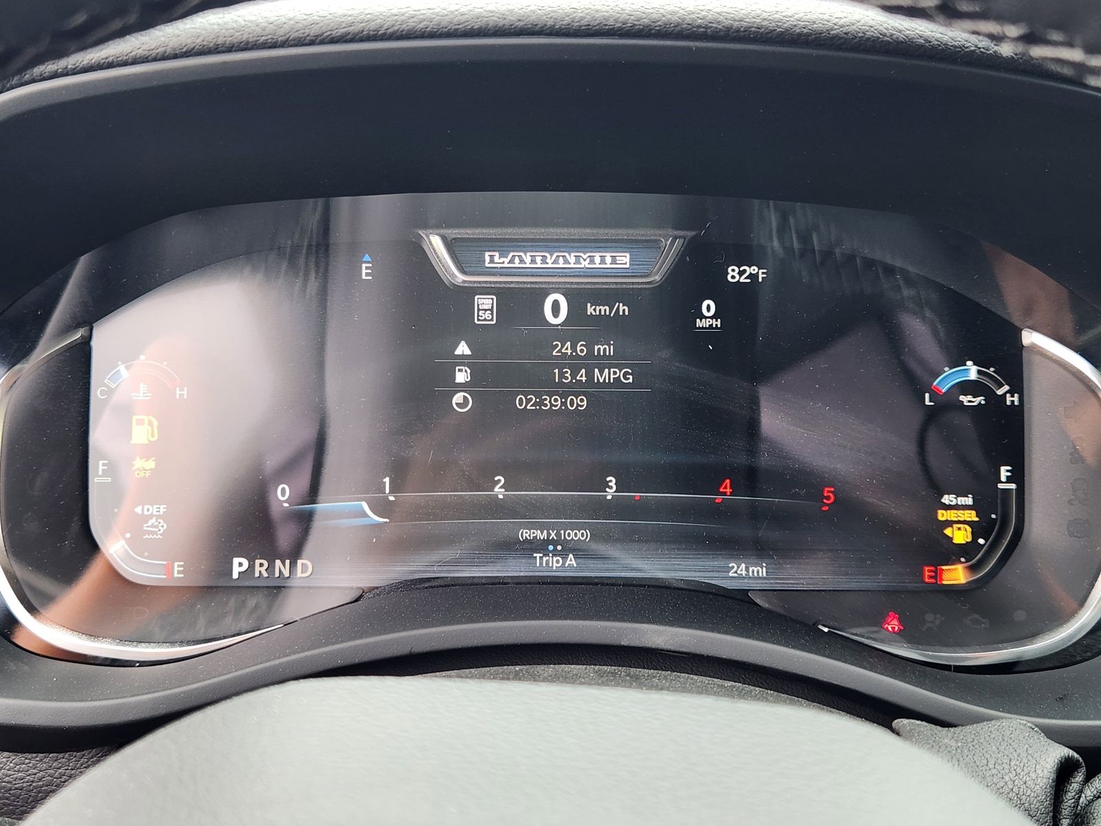 New 2026 Diamond Black Crystal Pearlcoat Ram LARAMIE CREW CAB 4X4 6