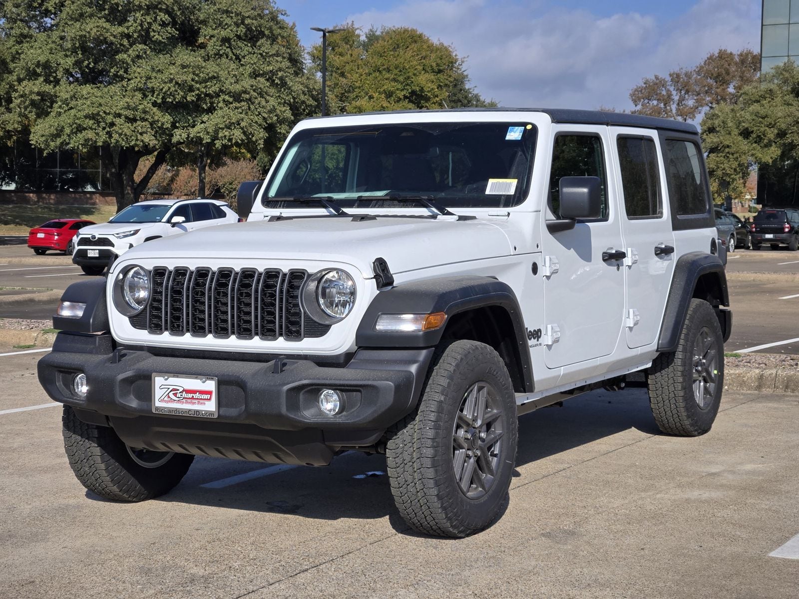 New 2026 Bright White Jeep 4-DOOR SPORT S image 2