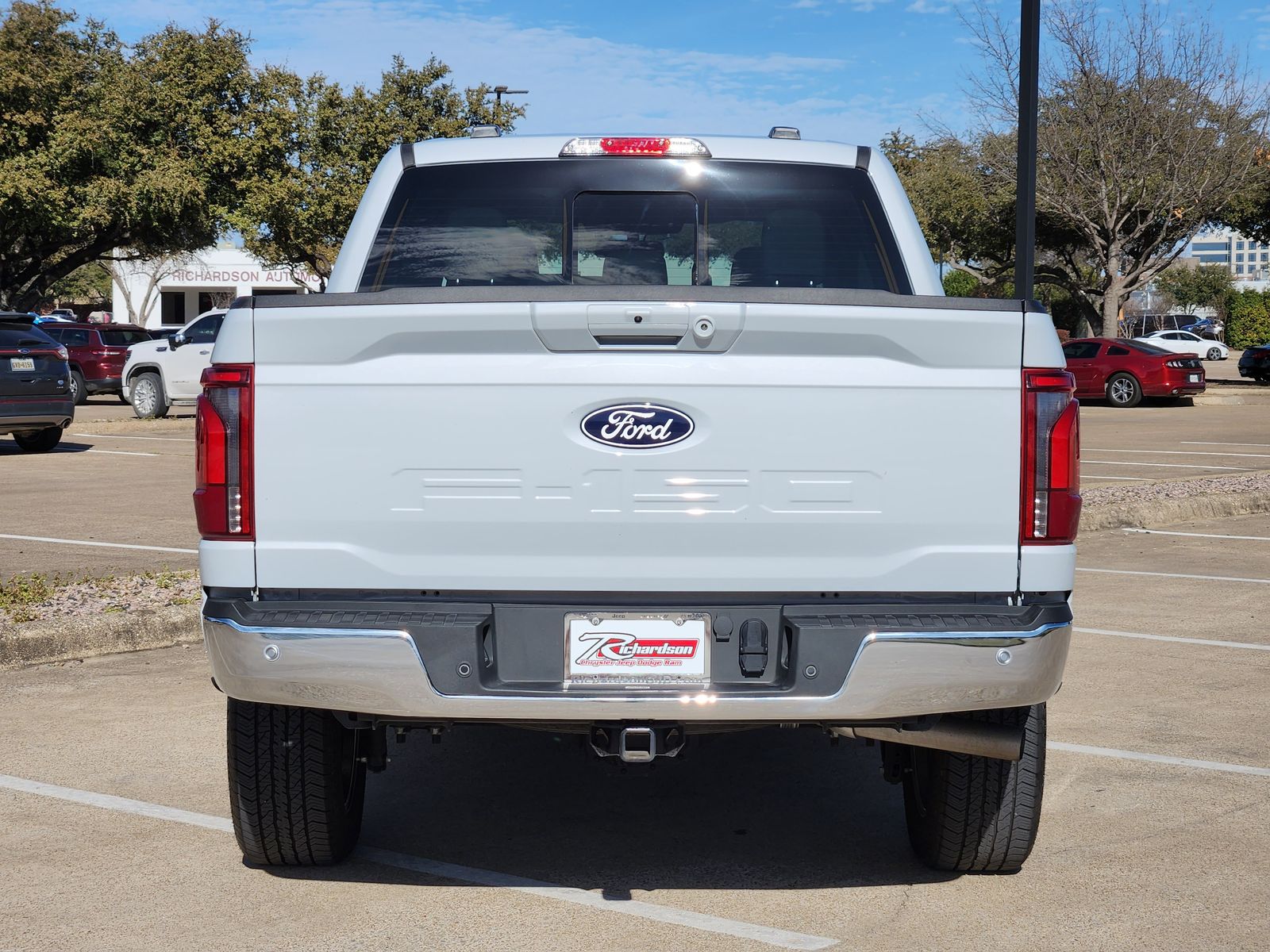 Used 2025 Space White Metallic Ford Lariat image 5
