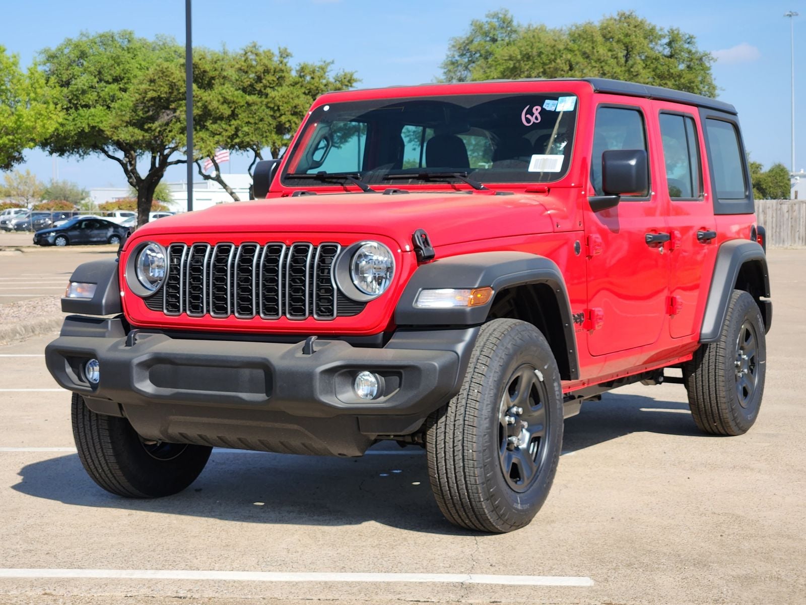 New 2026 Firecracker Red Jeep 4-DOOR SPORT image 2