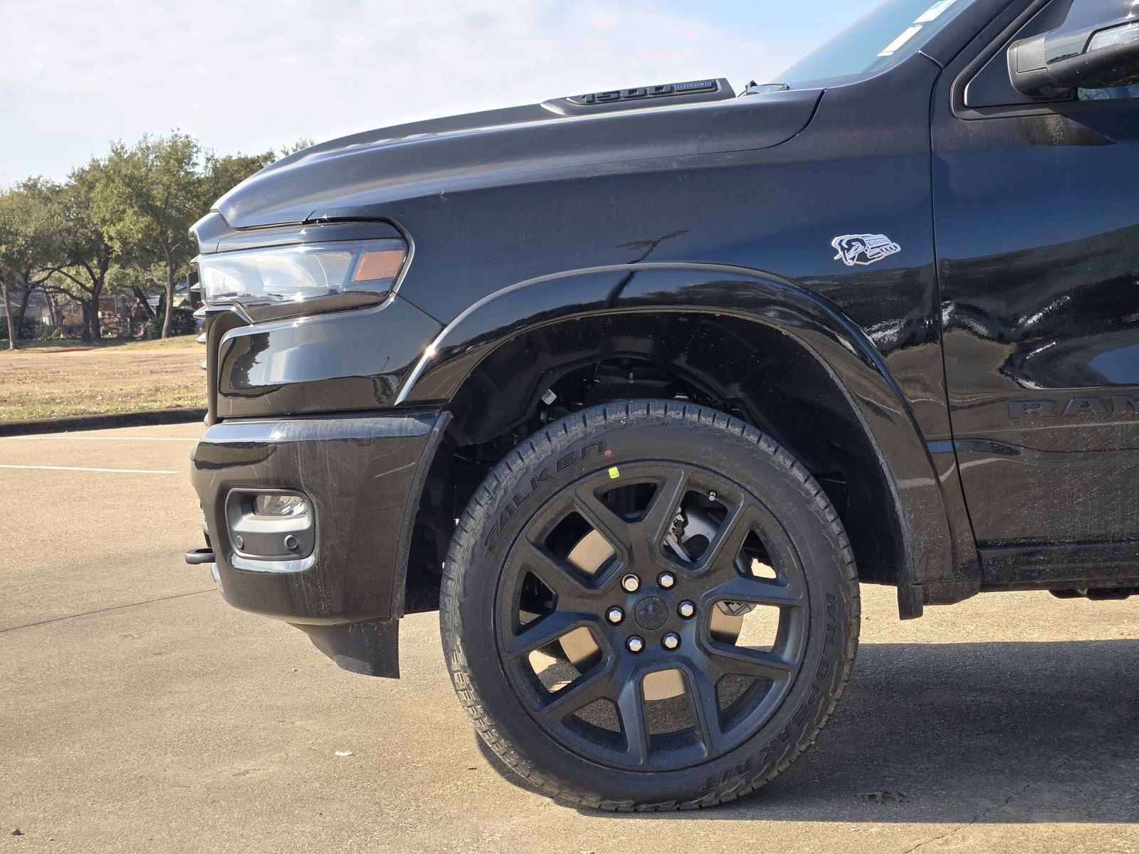 New 2026 Diamond Black Crystal Pearlcoat Ram LARAMIE CREW CAB 4X4 5