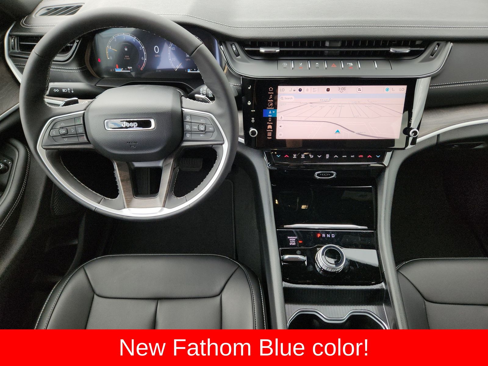 New 2026 Fathom Blue Pearlcoat Jeep L LIMITED 4X4 image 35