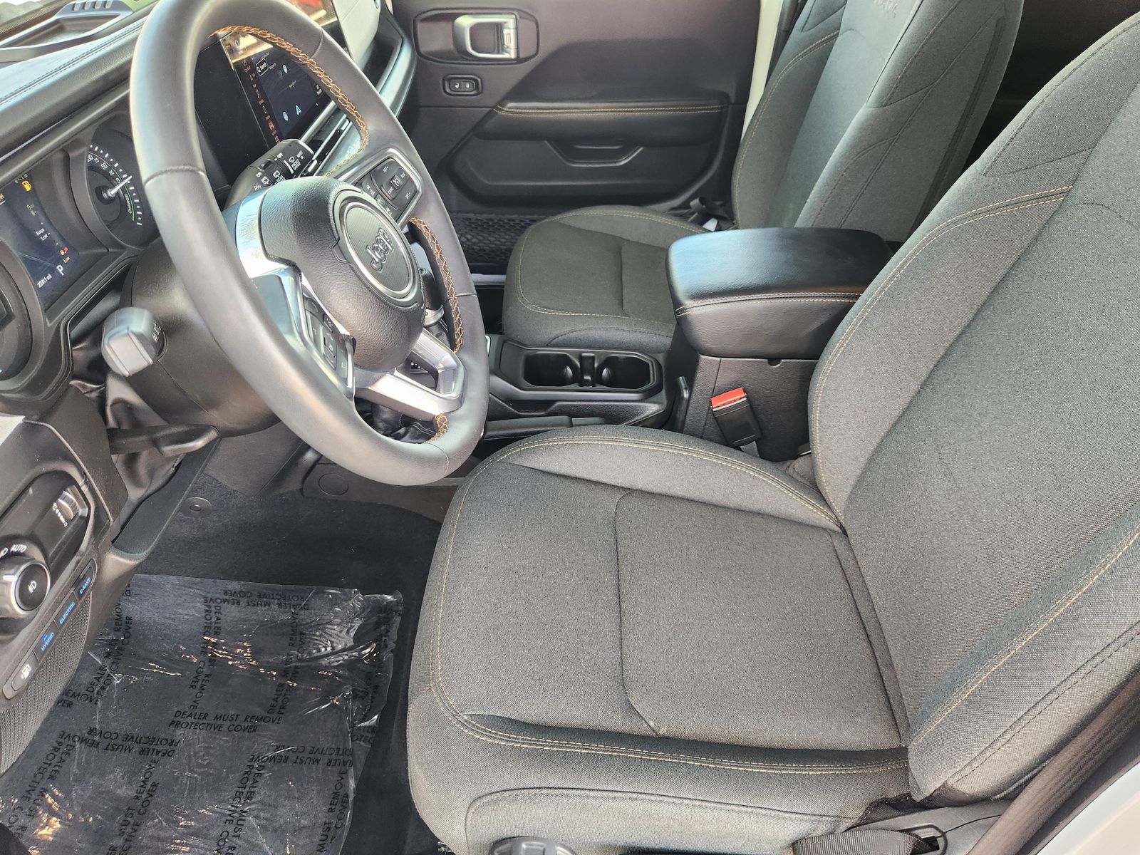 Used 2024 Bright White Clearcoat Jeep Sahara image 20
