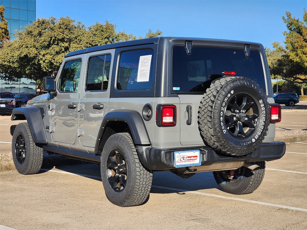 Certified 2021 Jeep Wrangler Unlimited Sport SUV