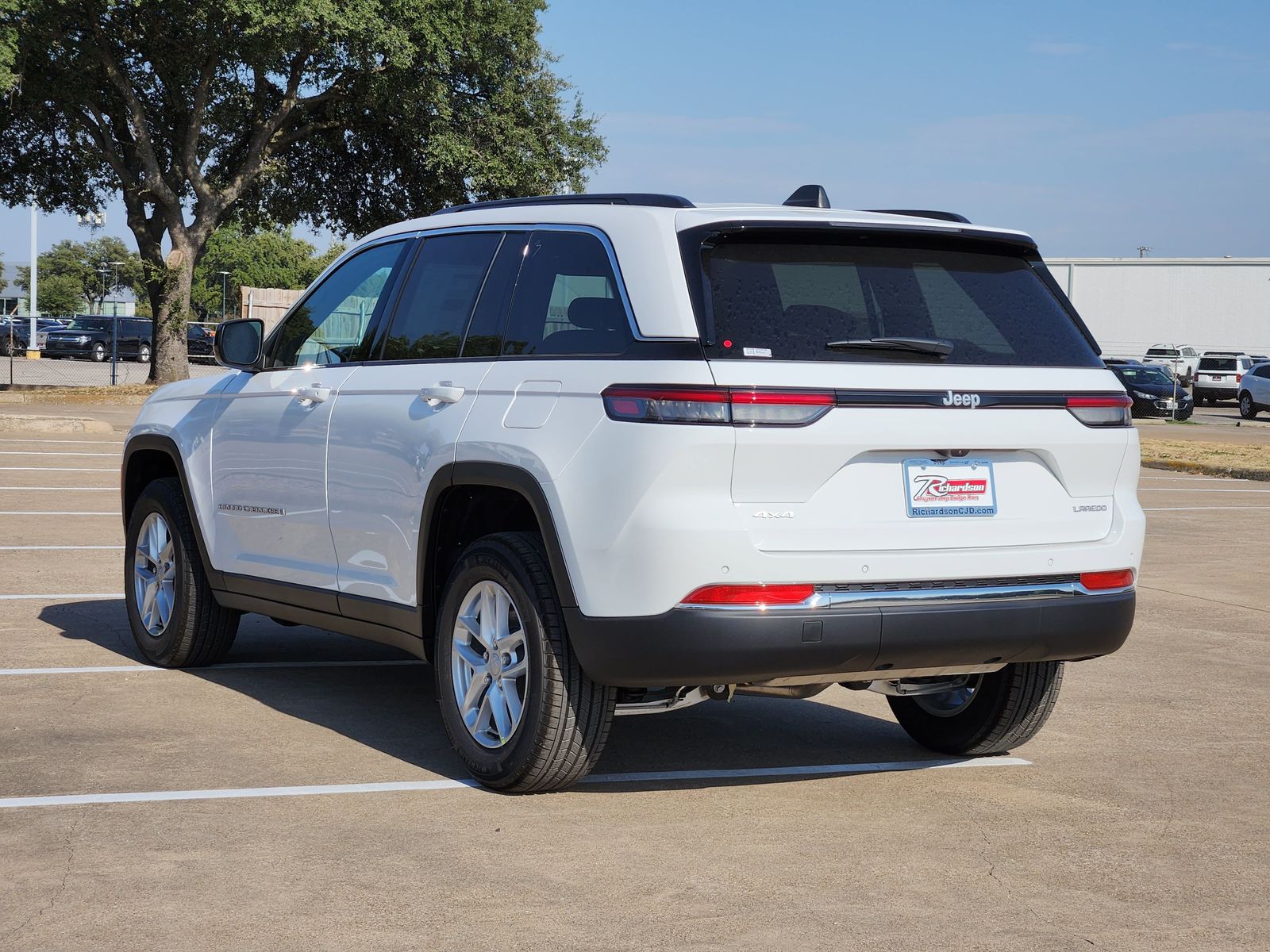 New 2026 Bright White Jeep LAREDO 4X4 image 4