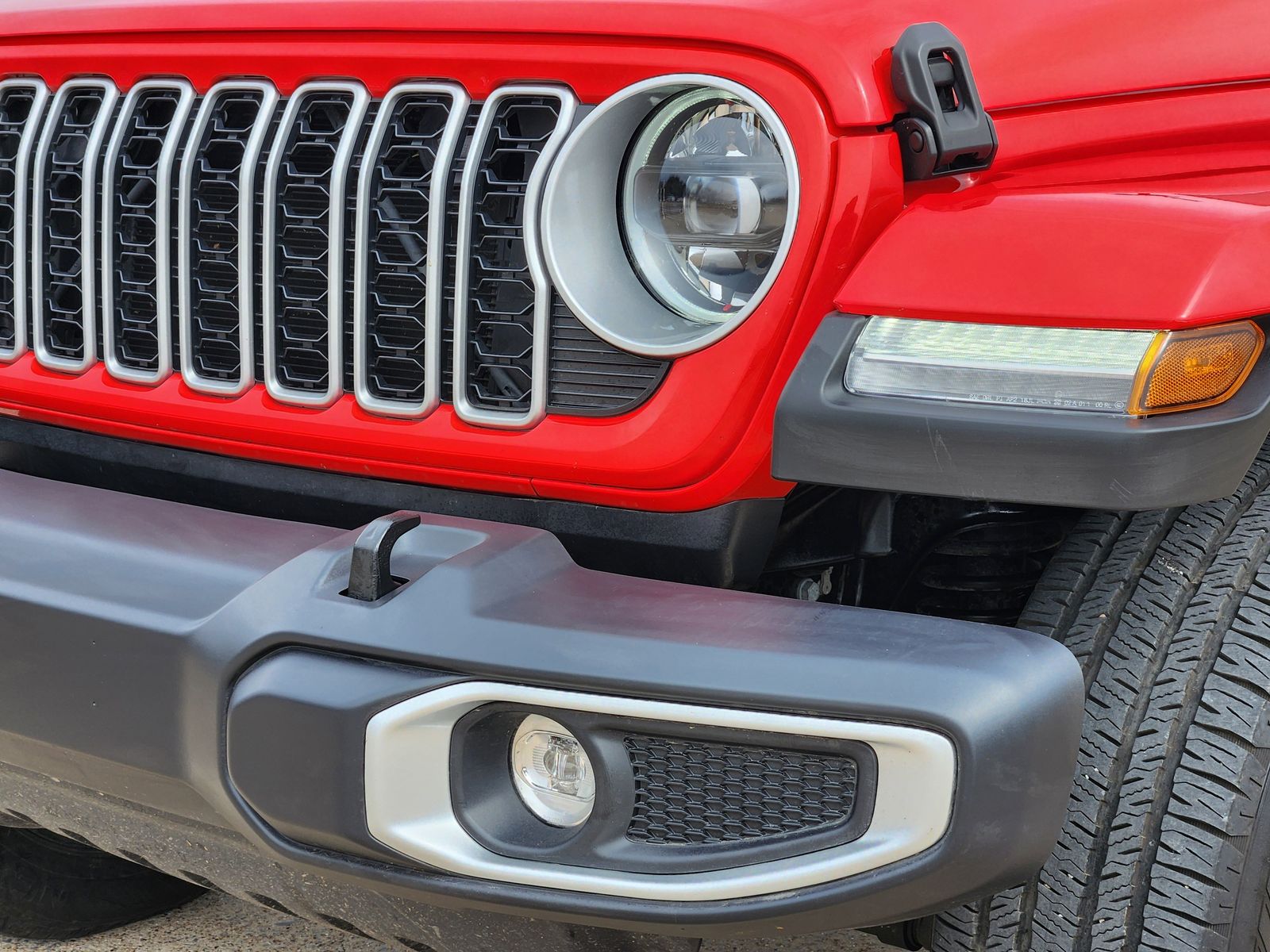 Certified Used 2025 Firecracker Red Jeep Sahara image 10