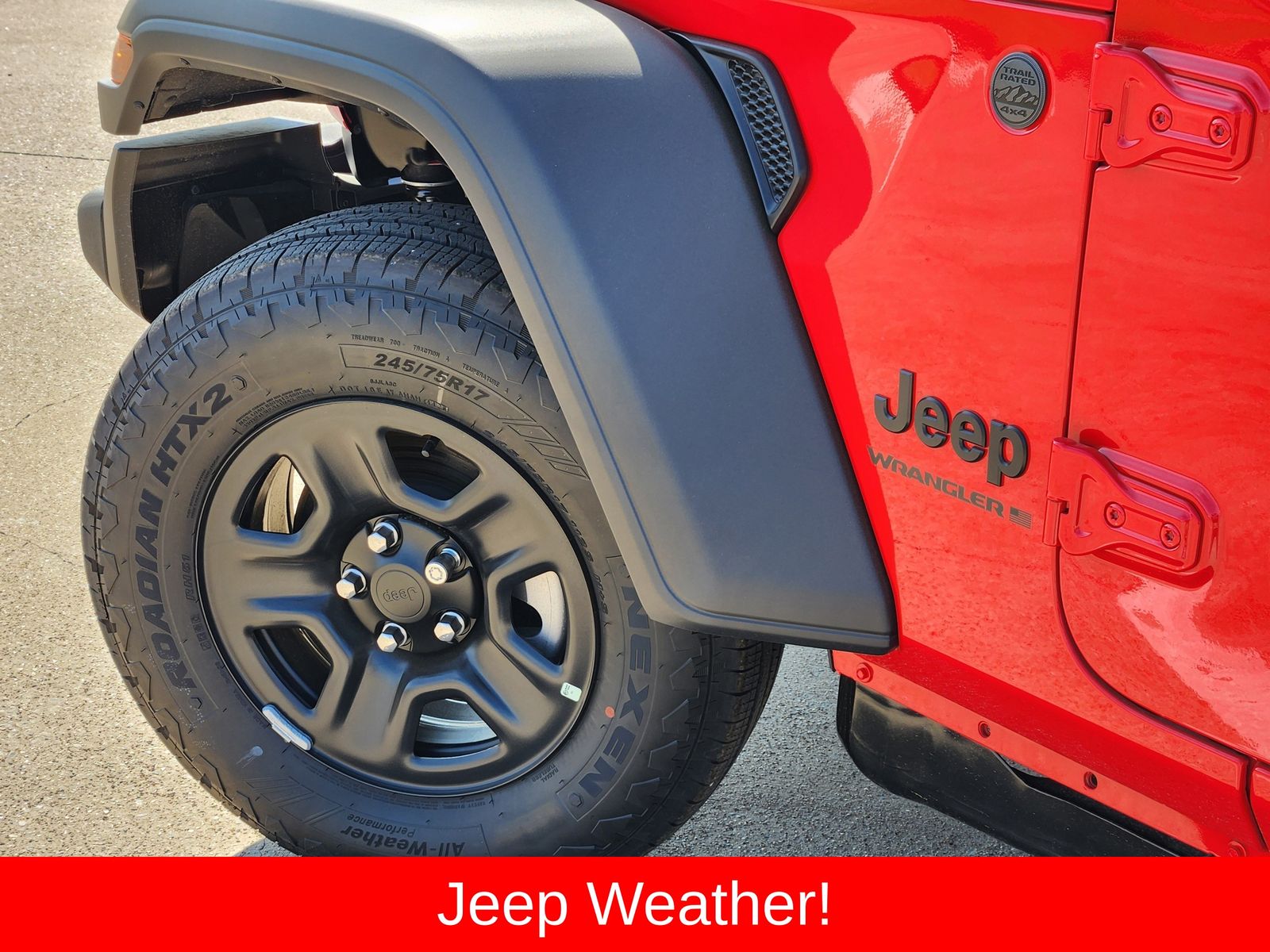 New 2026 Firecracker Red Jeep 4-DOOR SPORT image 17