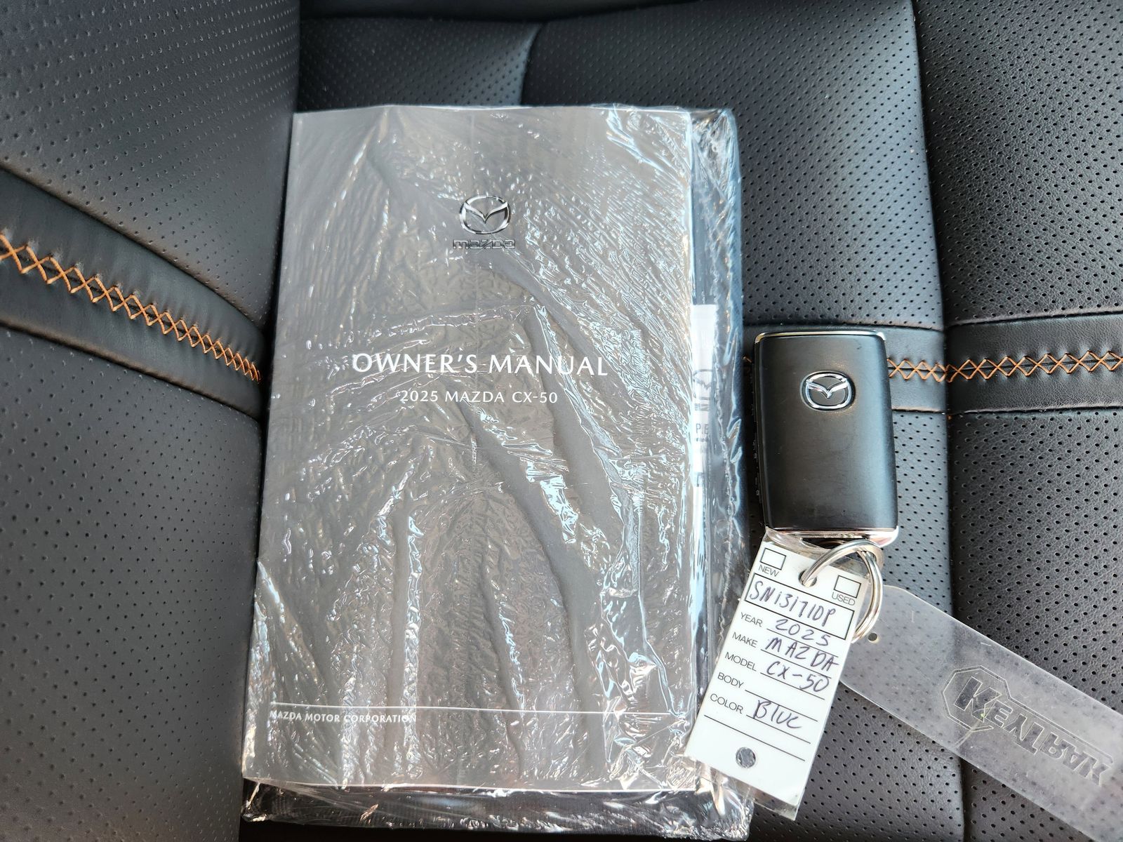 Used 2025 Ingot Blue Mazda Premium Plus Package image 42