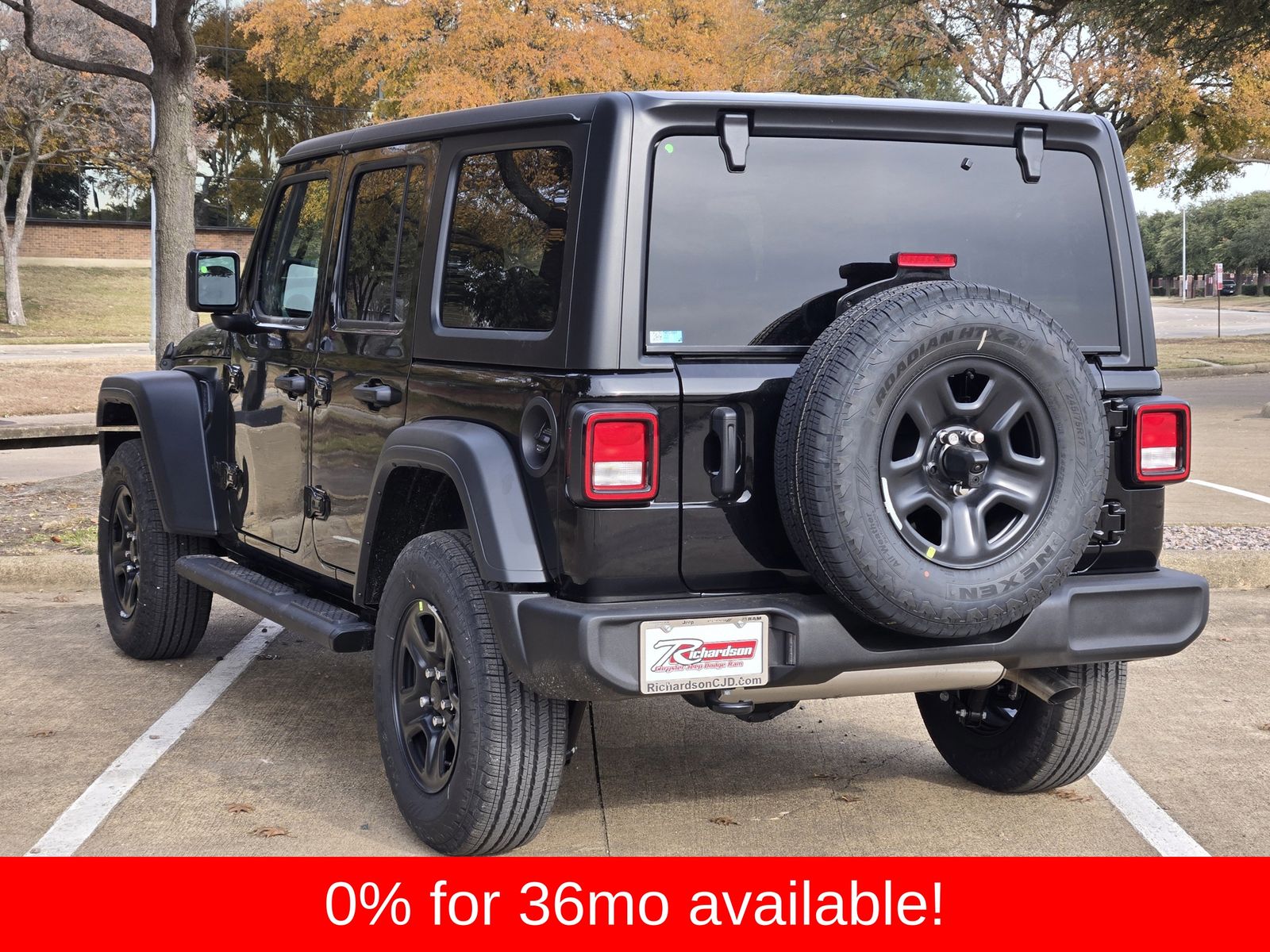 New 2026 Black Jeep 4-DOOR SPORT image 6