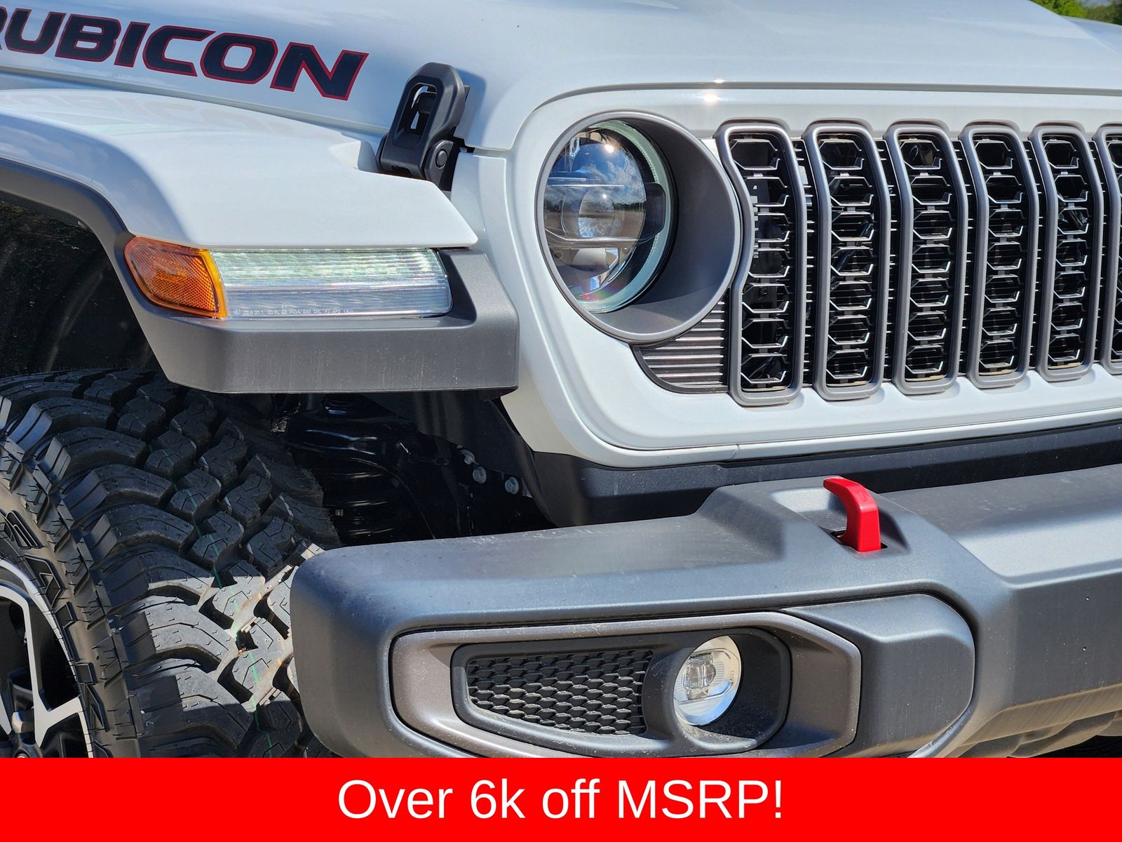 New 2026 Bright White Jeep RUBICON 4X4 image 9