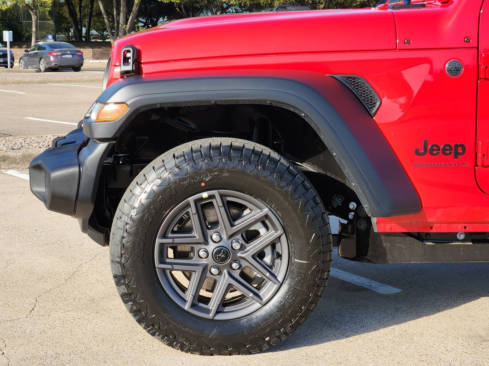New 2026 Firecracker Red Jeep 4-DOOR SPORT S image 8