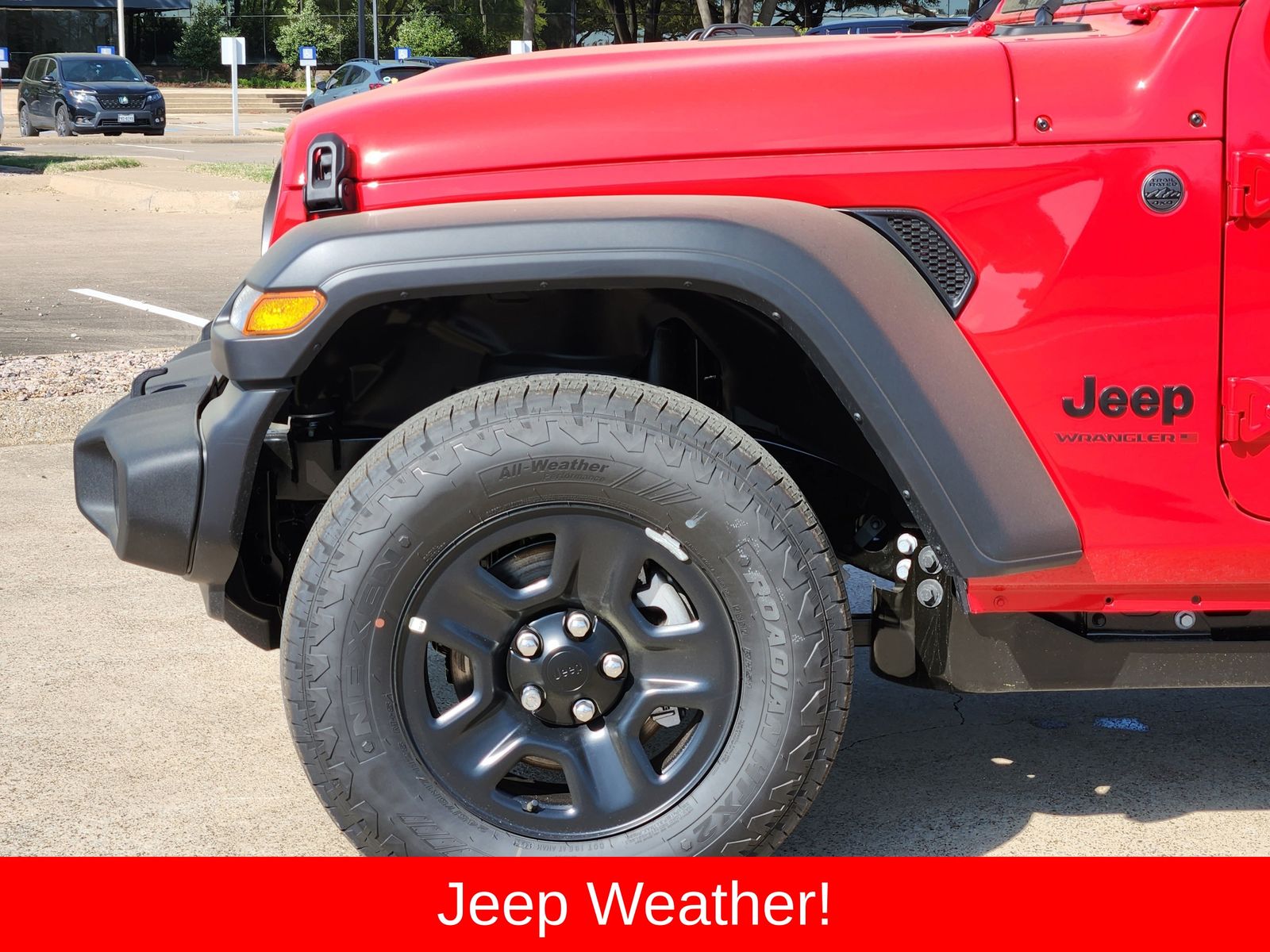 New 2026 Firecracker Red Jeep 4-DOOR SPORT image 8