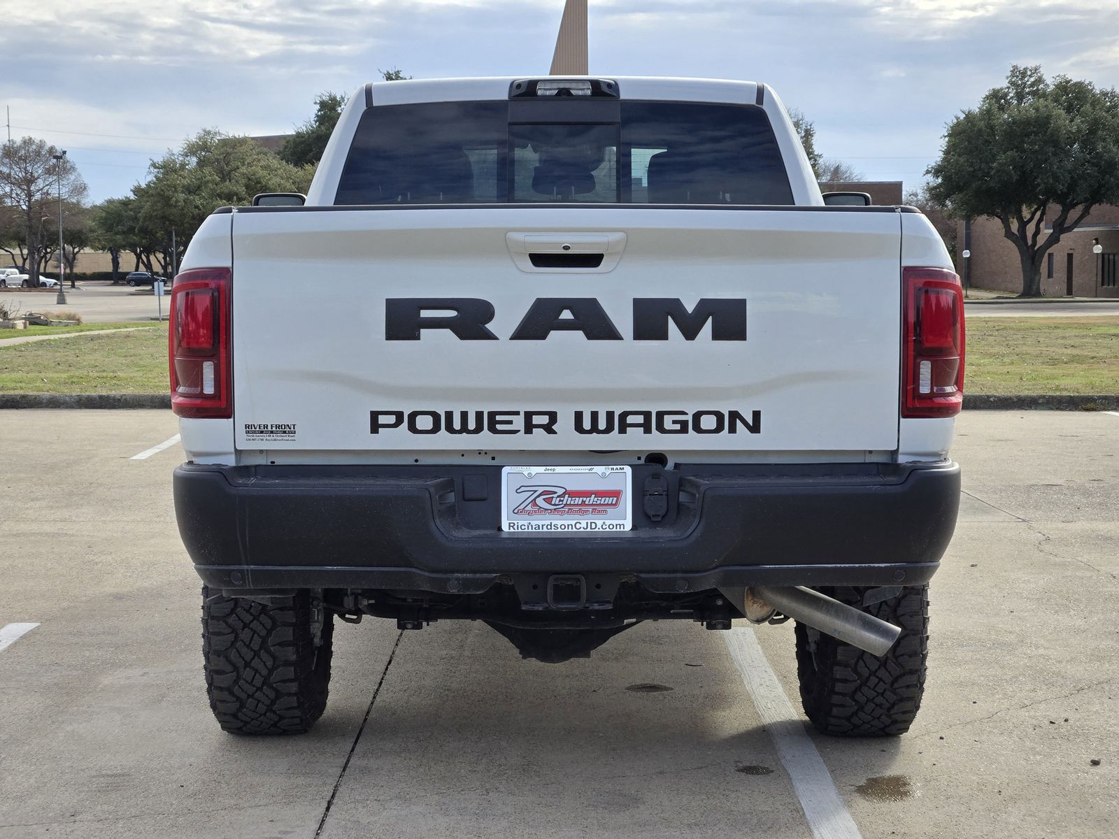 New 2025 Bright White Ram POWER WAGON CREW CAB 4X4 6