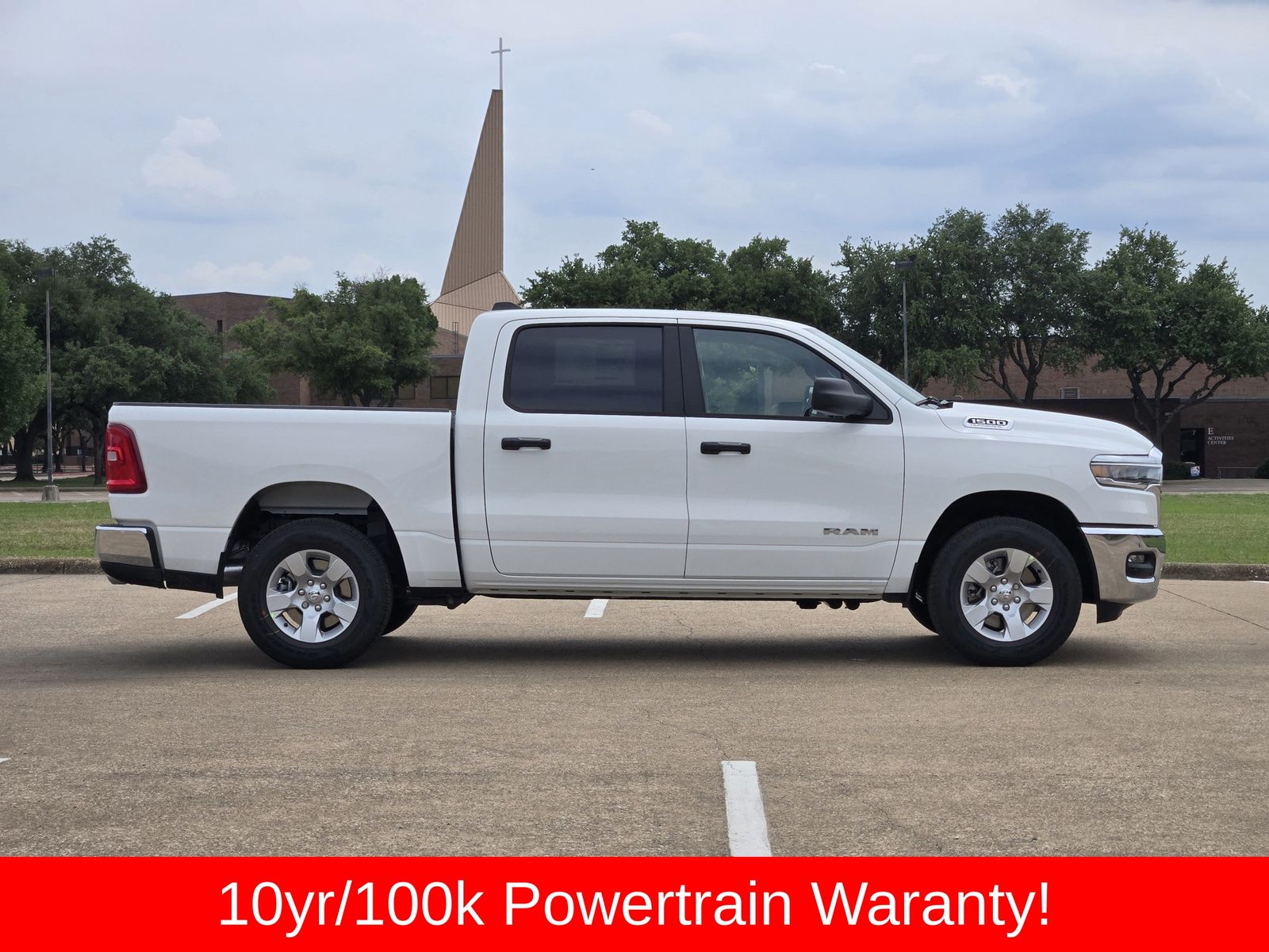 New 2026 Bright White Ram LONE STAR CREW CAB 4X4 5