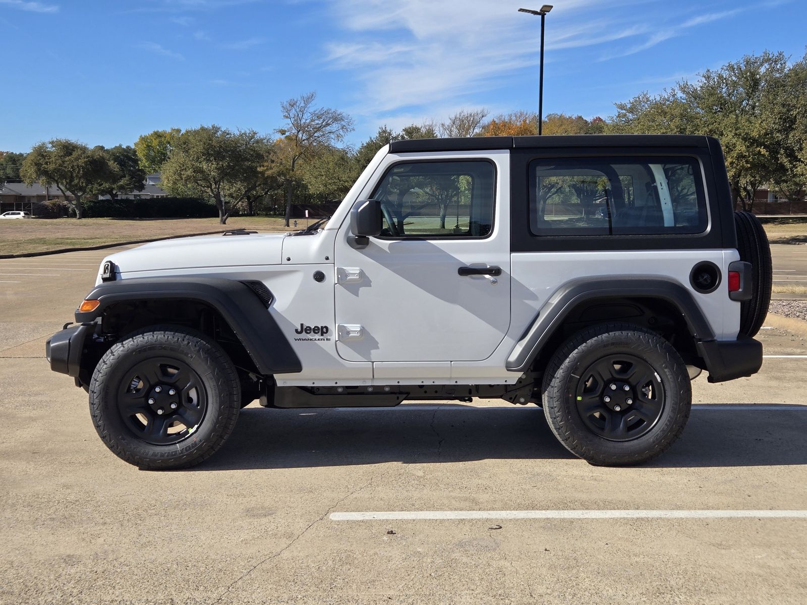 New 2026 Bright White Jeep 2-DOOR SPORT image 3