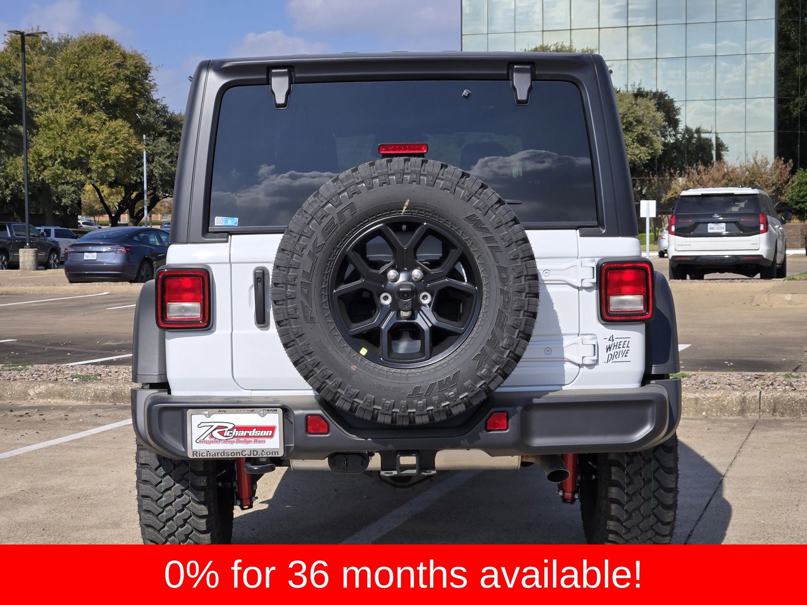 New 2026 Bright White Jeep 4-DOOR WILLYS image 5