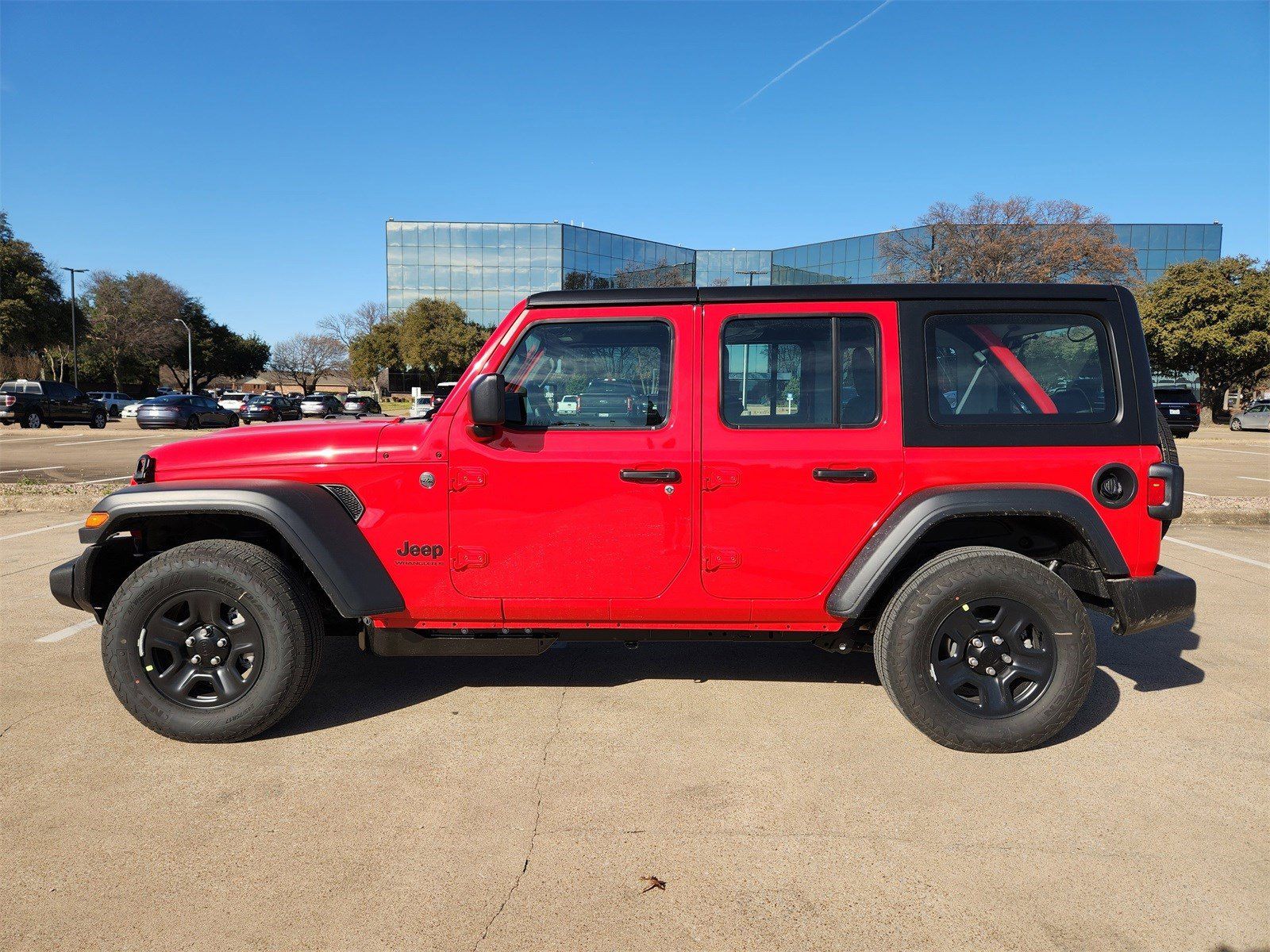 New 2026 Firecracker Red Jeep 4-DOOR SPORT image 3
