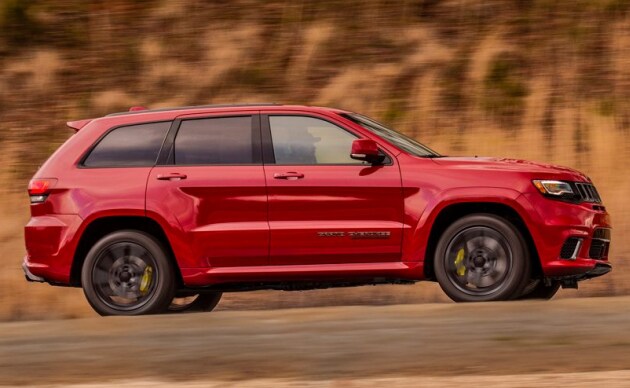 2018 Grand Cherokee Trackhawk Red