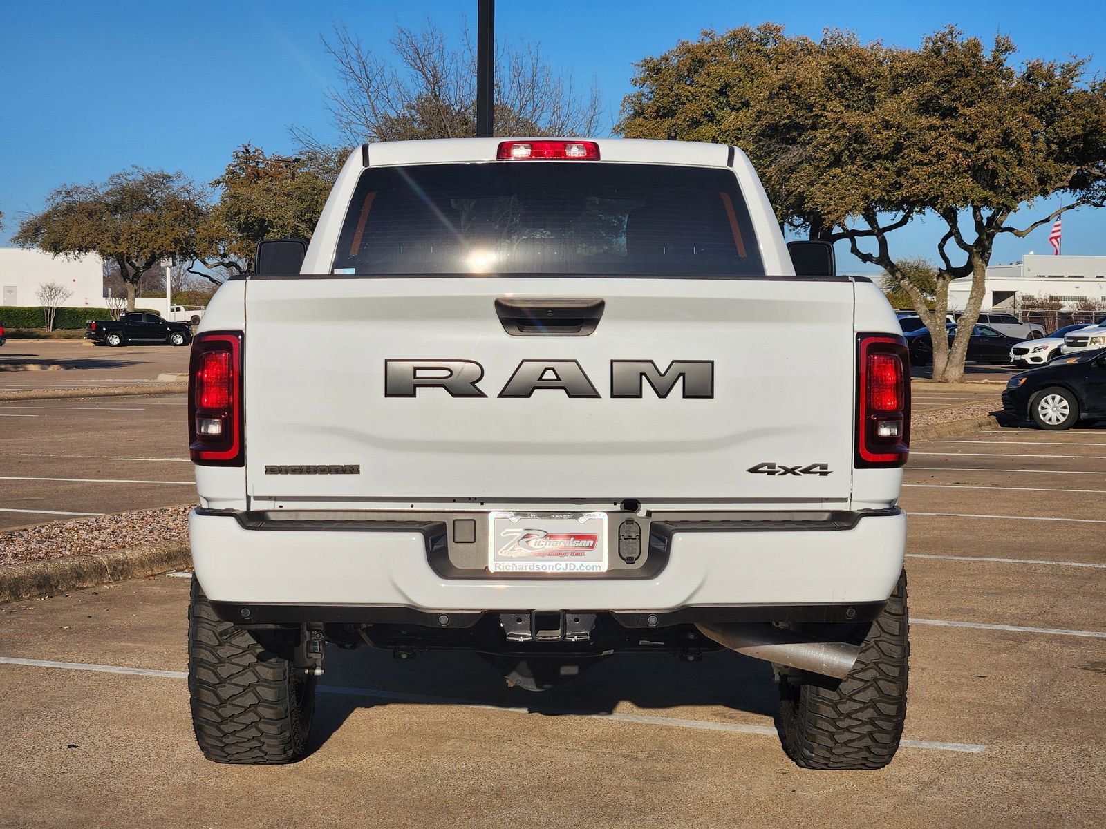 New 2025 Bright White Ram BIG HORN CREW CAB 4X4 6