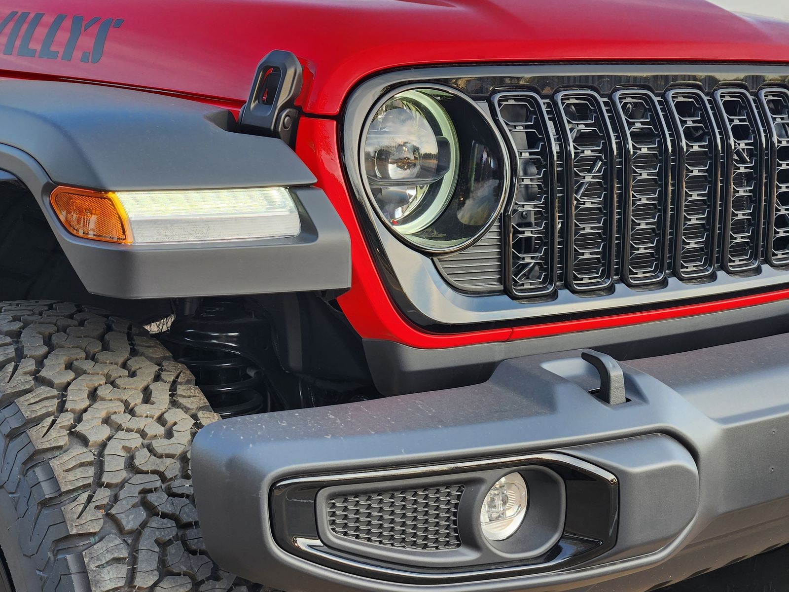 New 2026 Firecracker Red Jeep 4-DOOR WILLYS image 9