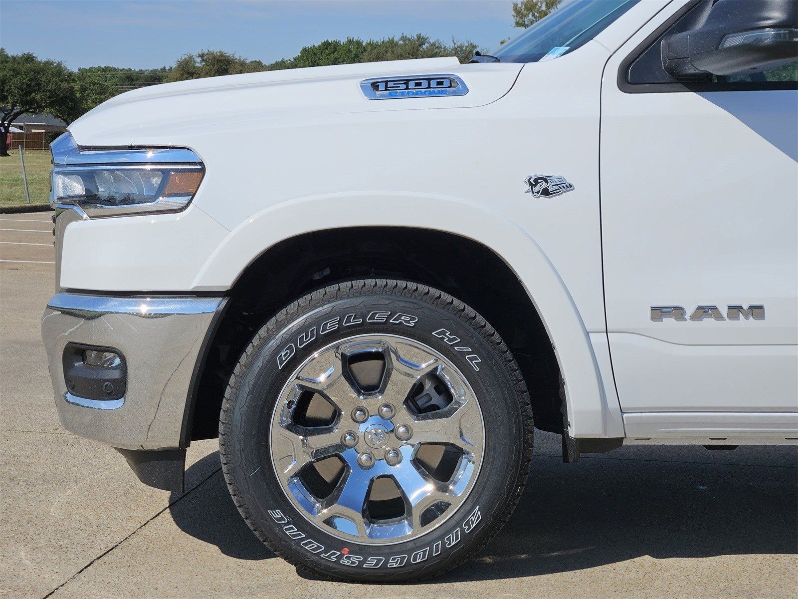 New 2026 Bright White Ram LONE STAR CREW CAB 4X4 5