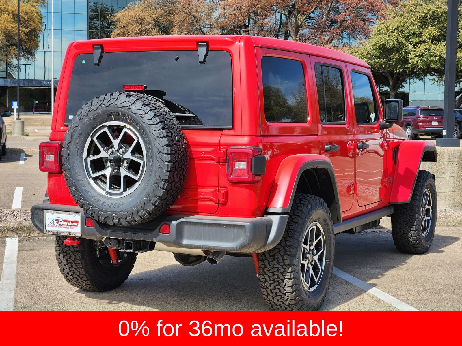New 2026 Firecracker Red Jeep 4-DOOR RUBICON image 6