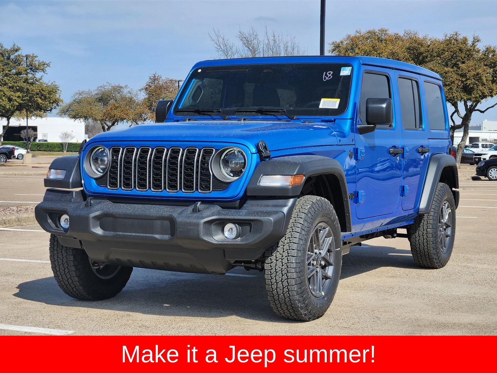 New 2026 Hydro Blue Pearlcoat Jeep 4-DOOR SPORT S image 2