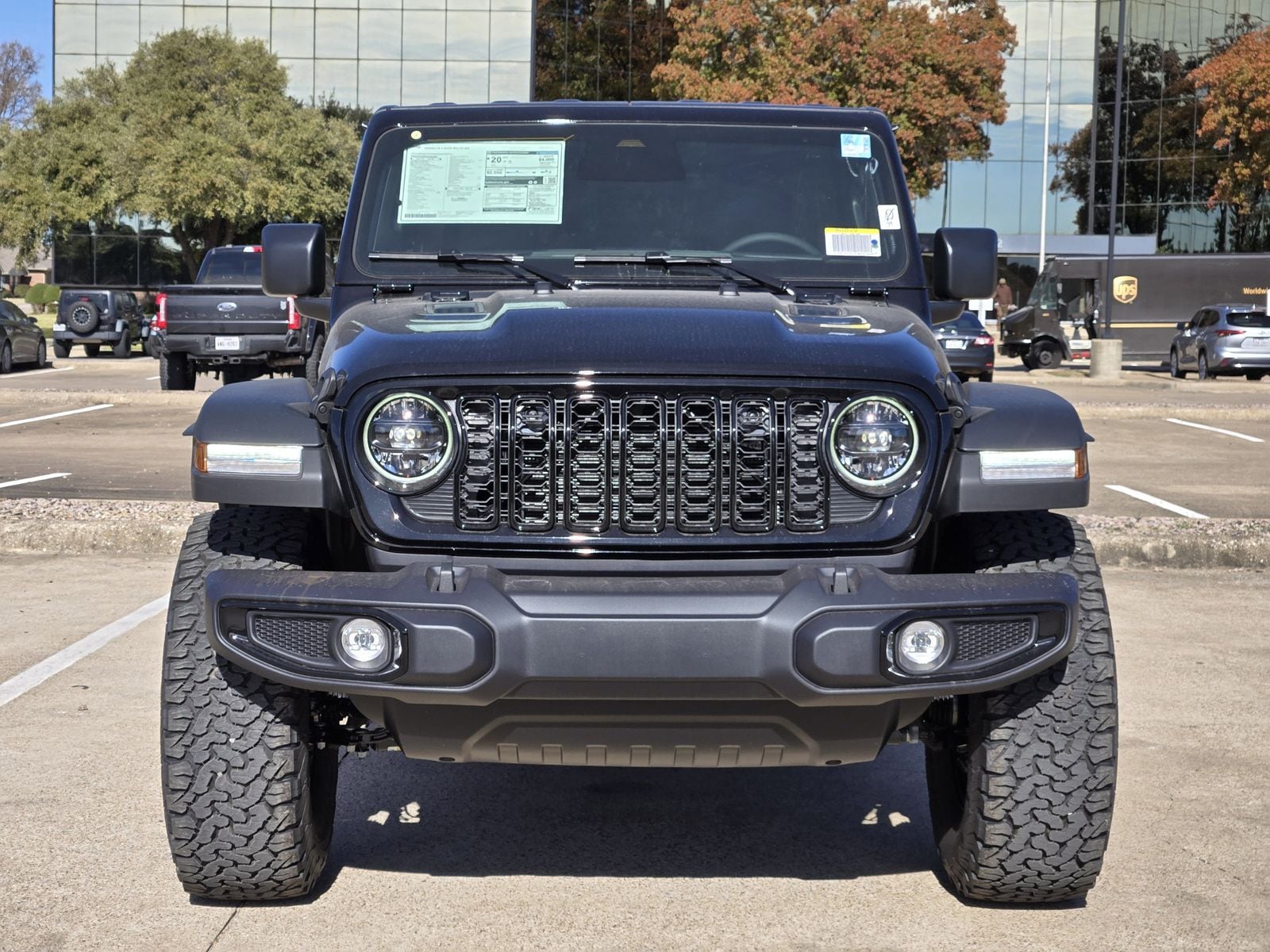 New 2026 Black Jeep 4-DOOR WILLYS image 7