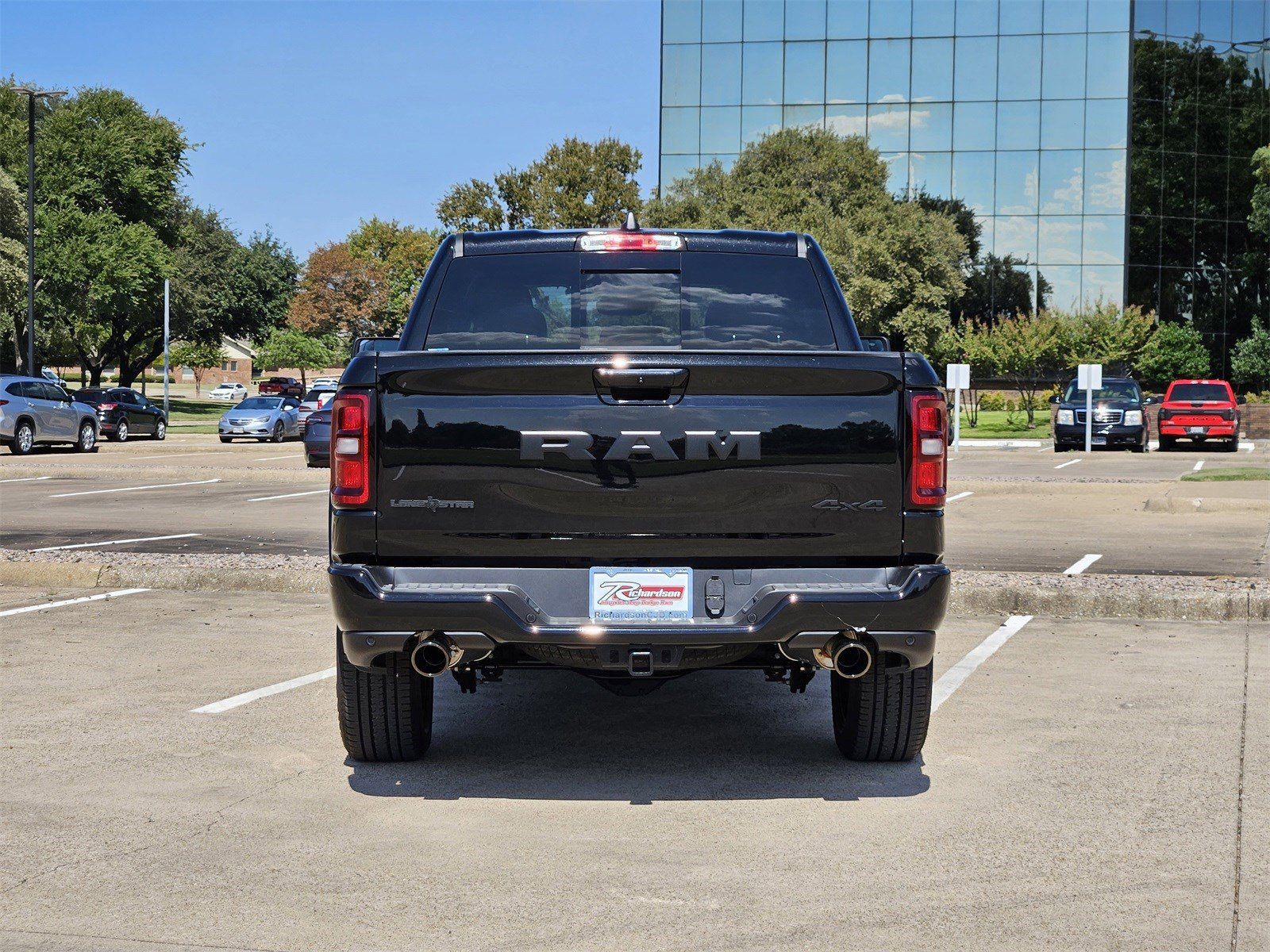 New 2026 Diamond Black Crystal Pearlcoat Ram LONE STAR CREW CAB 4X4 5