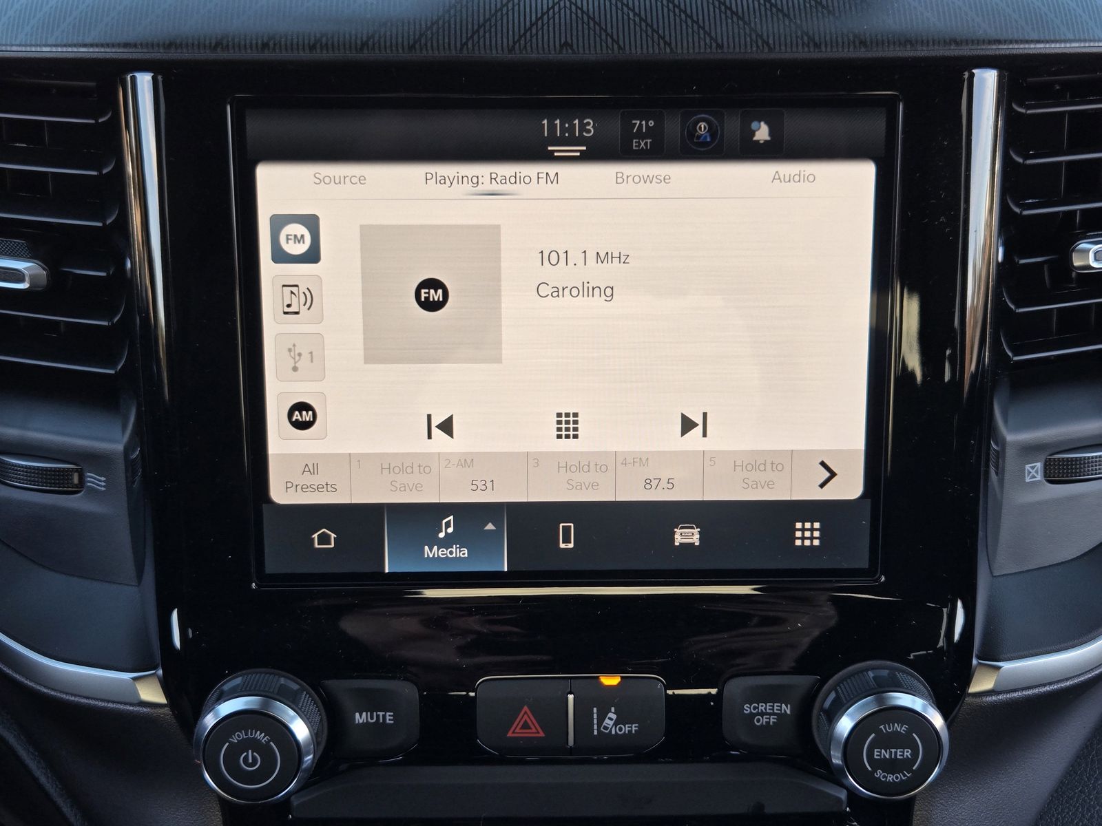 New 2026 Bright White Ram LONE STAR CREW CAB 4X4 5