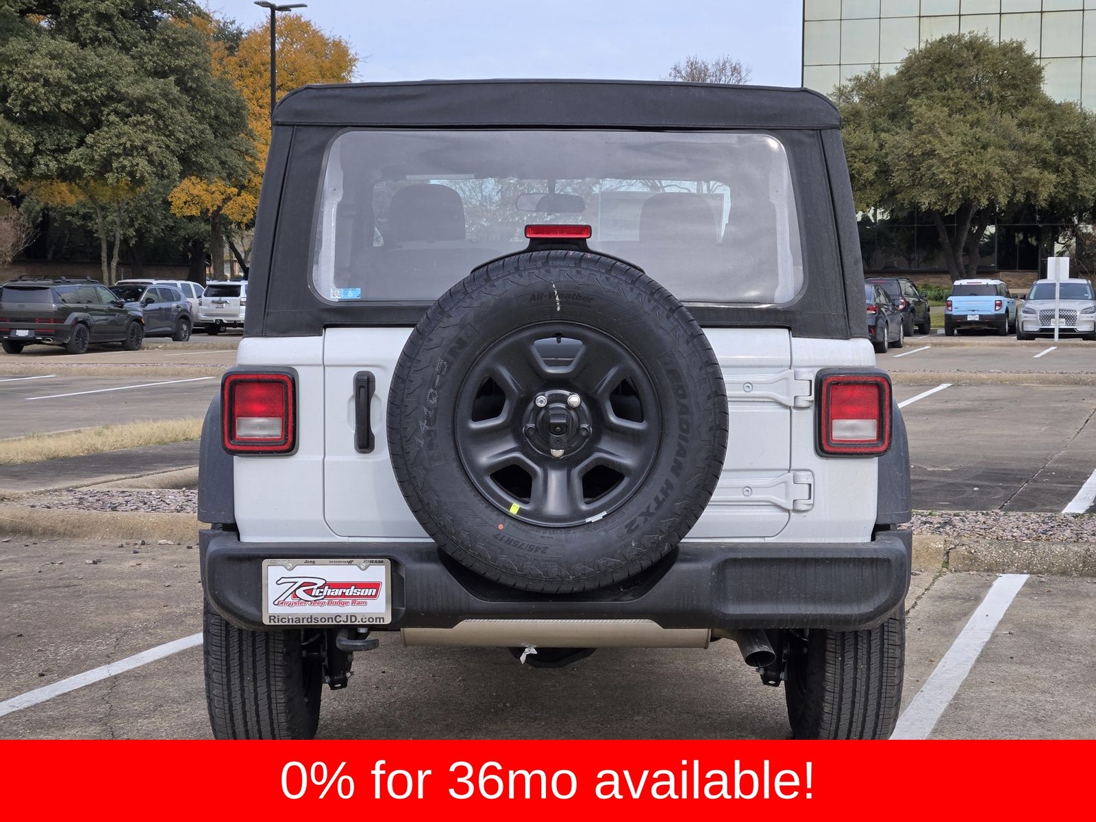 New 2026 Bright White Jeep 2-DOOR SPORT image 5