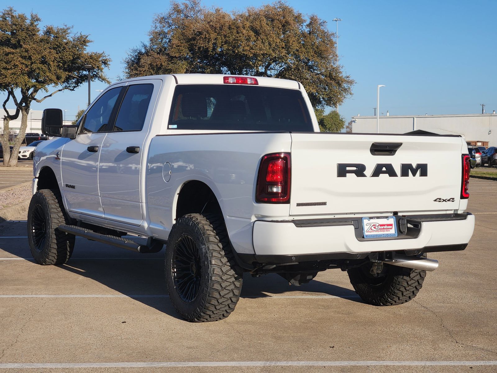 New 2025 Bright White Ram BIG HORN CREW CAB 4X4 6