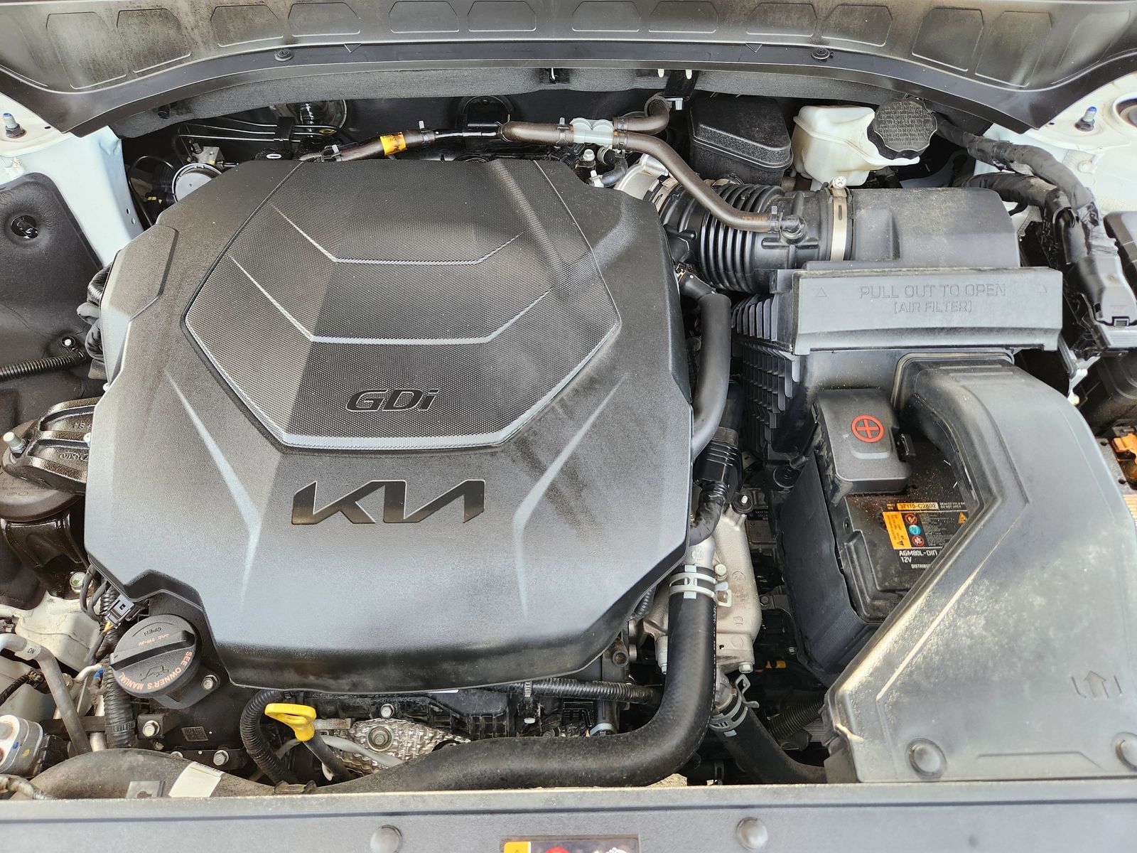 Used 2025 Glacial White Pearl Kia EX image 44