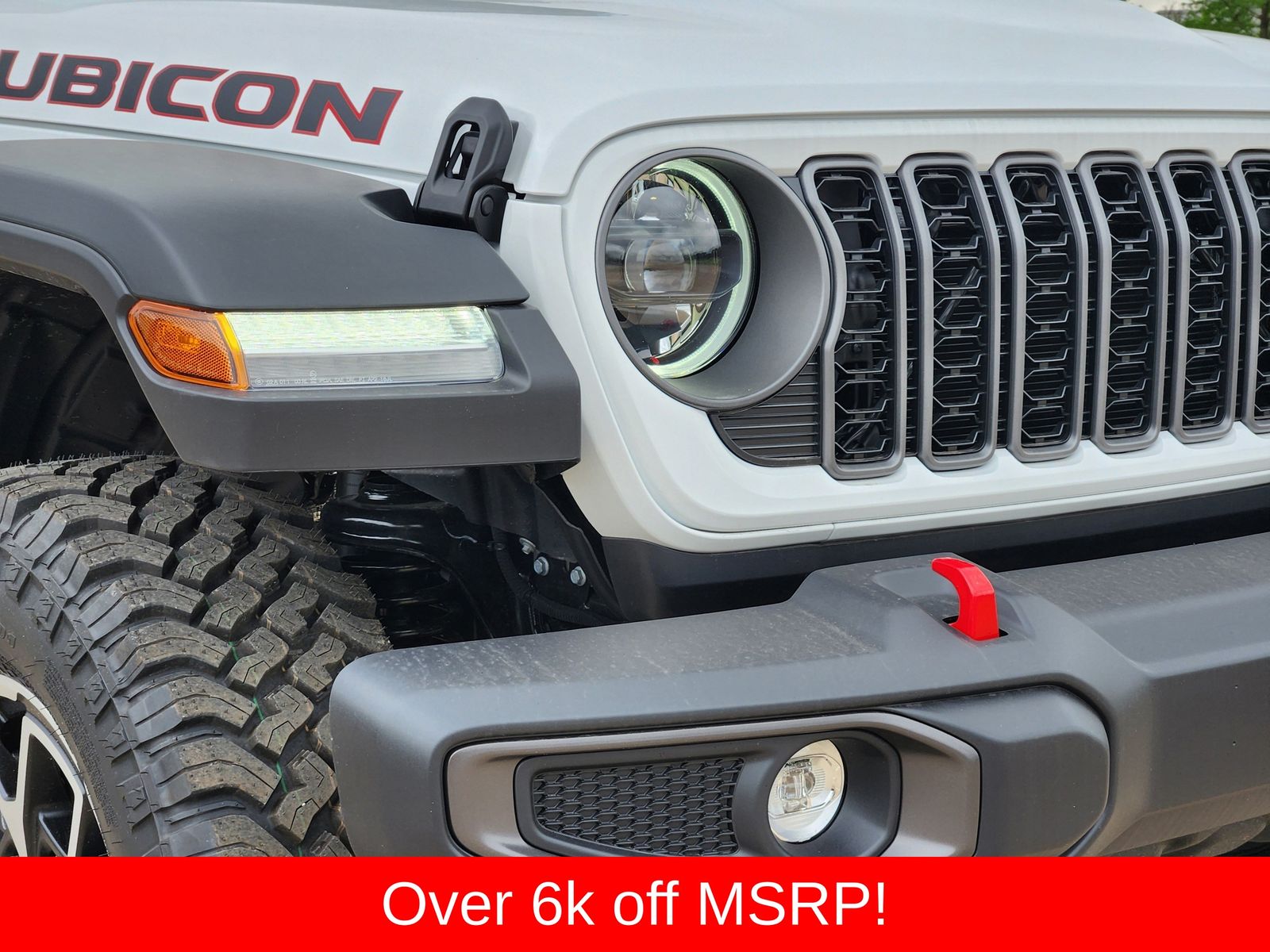 New 2026 Bright White Jeep RUBICON 4X4 image 9