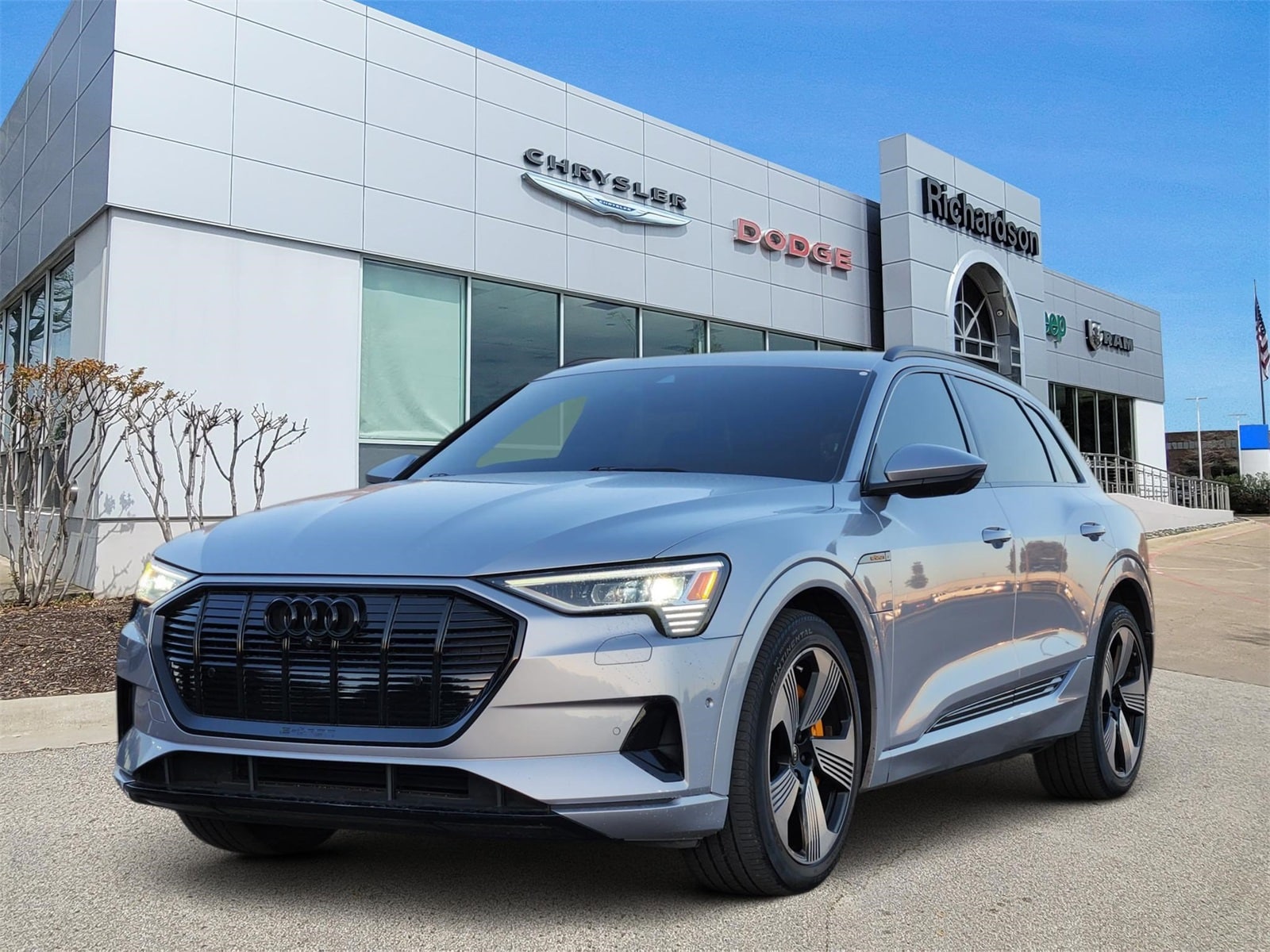 Used 2022 Audi e-tron Premium Plus with VIN WA1LAAGE3NB007998 for sale in Richardson, TX