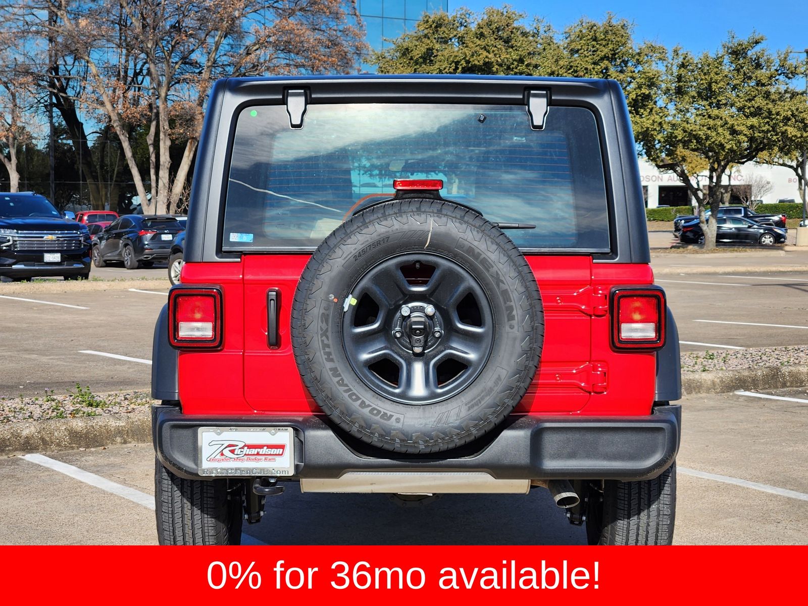 New 2026 Firecracker Red Jeep 4-DOOR SPORT image 5