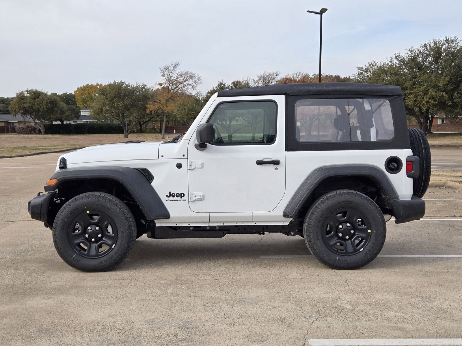 New 2026 Bright White Jeep 2-DOOR SPORT image 3