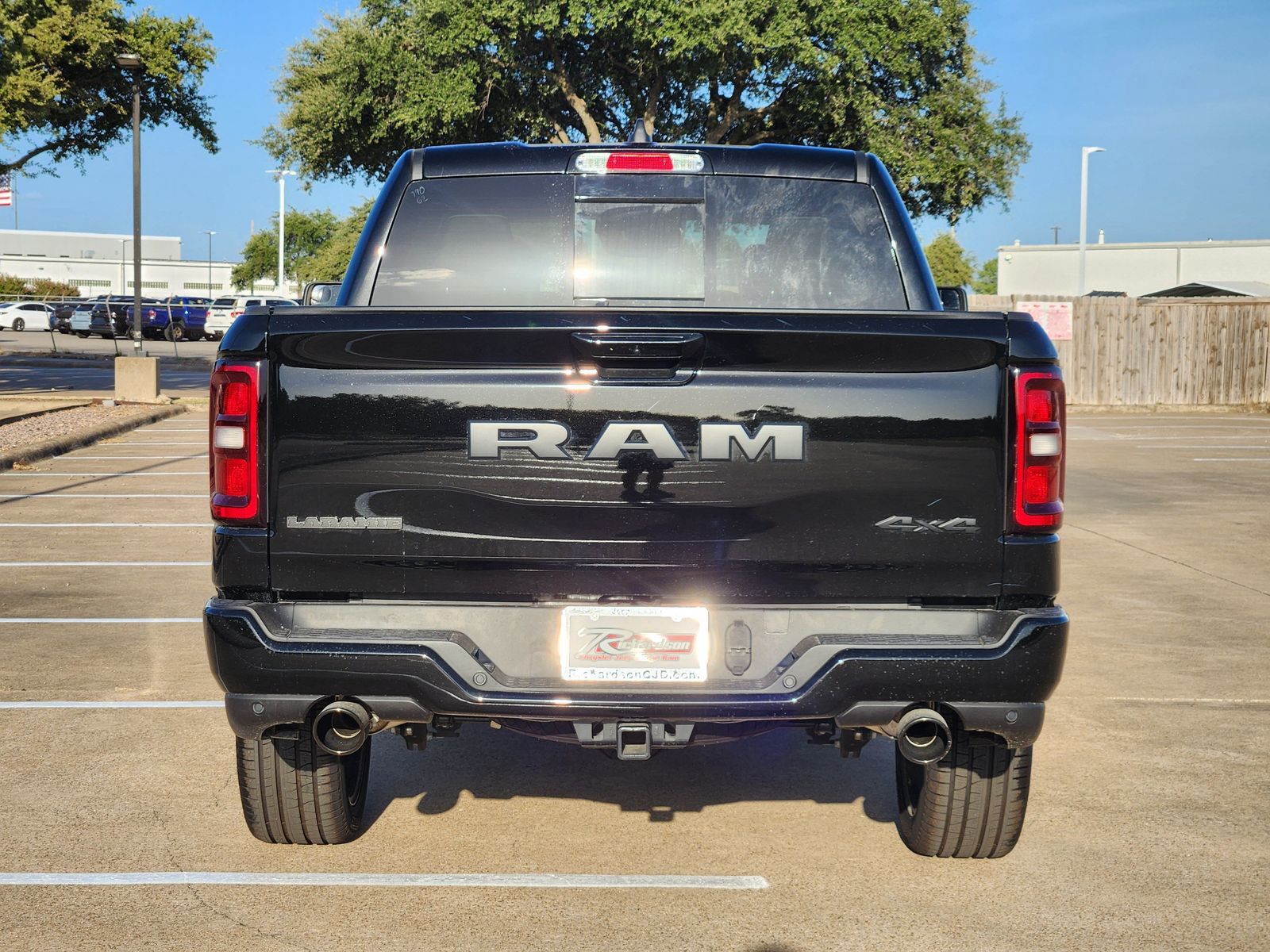 New 2026 Diamond Black Crystal Pearlcoat Ram LARAMIE CREW CAB 4X4 5
