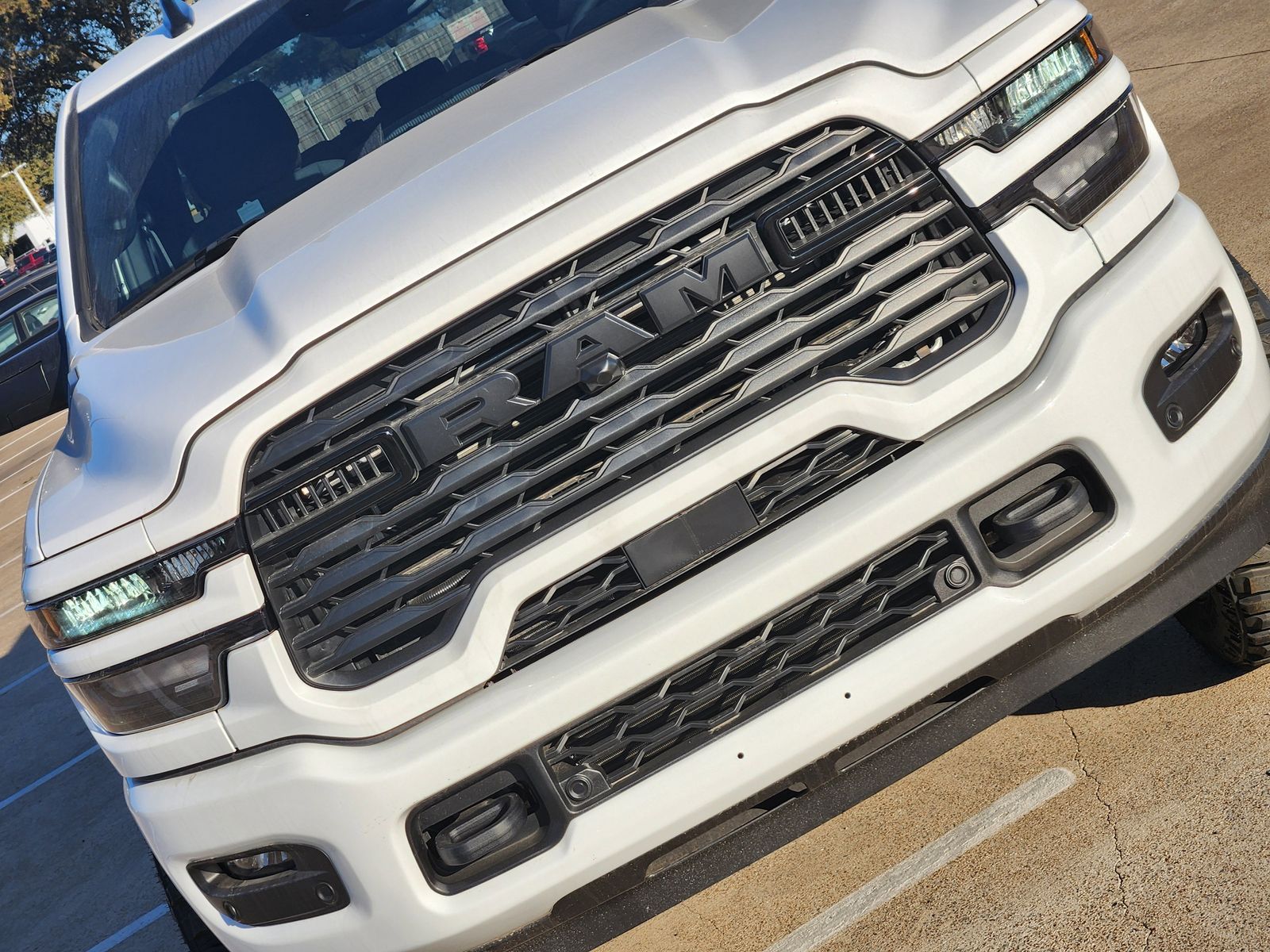 New 2025 Bright White Ram BIG HORN CREW CAB 4X4 6