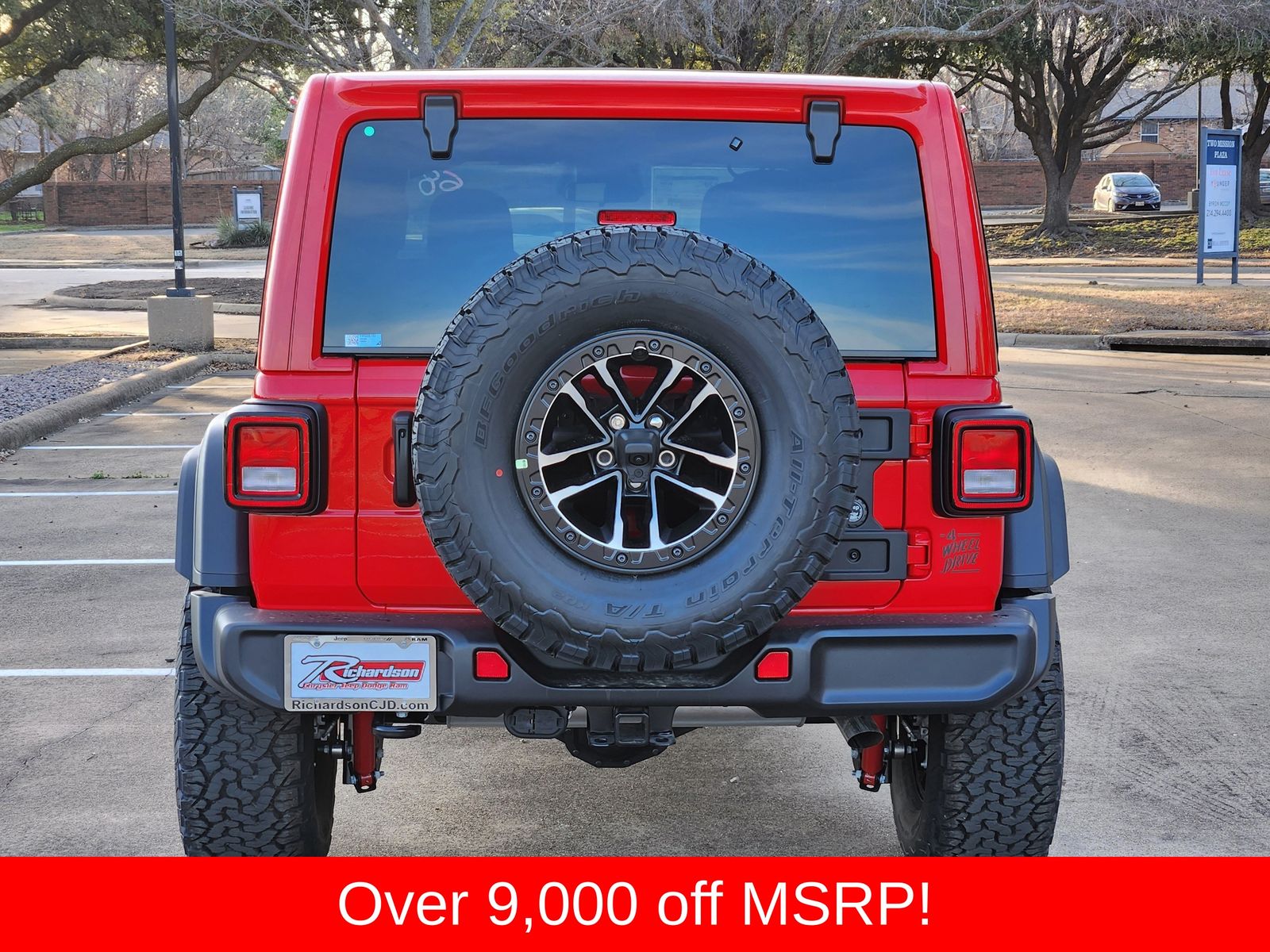 New 2026 Firecracker Red Jeep 4-DOOR WILLYS image 5