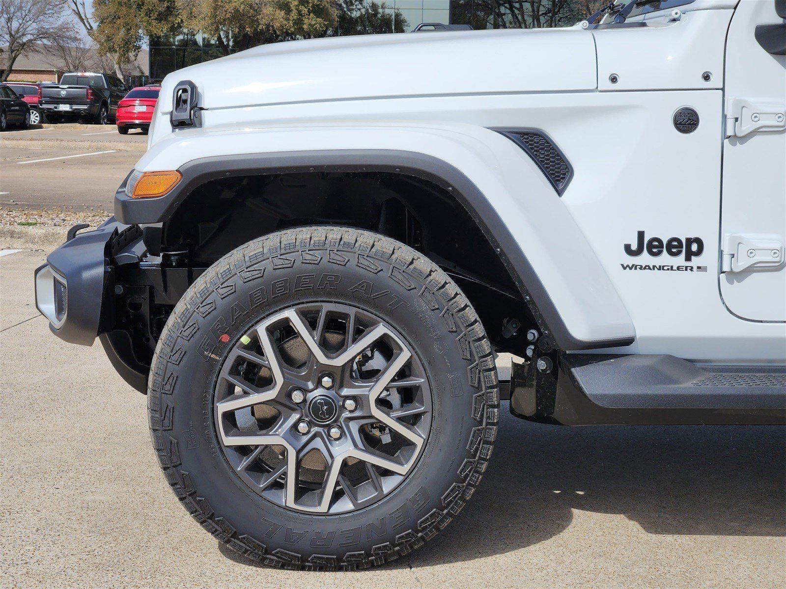 New 2026 Bright White Jeep 4-DOOR SAHARA image 8