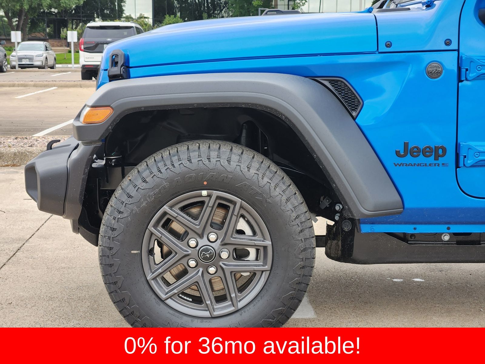 New 2026 Hydro Blue Pearlcoat Jeep 4-DOOR SPORT S image 8
