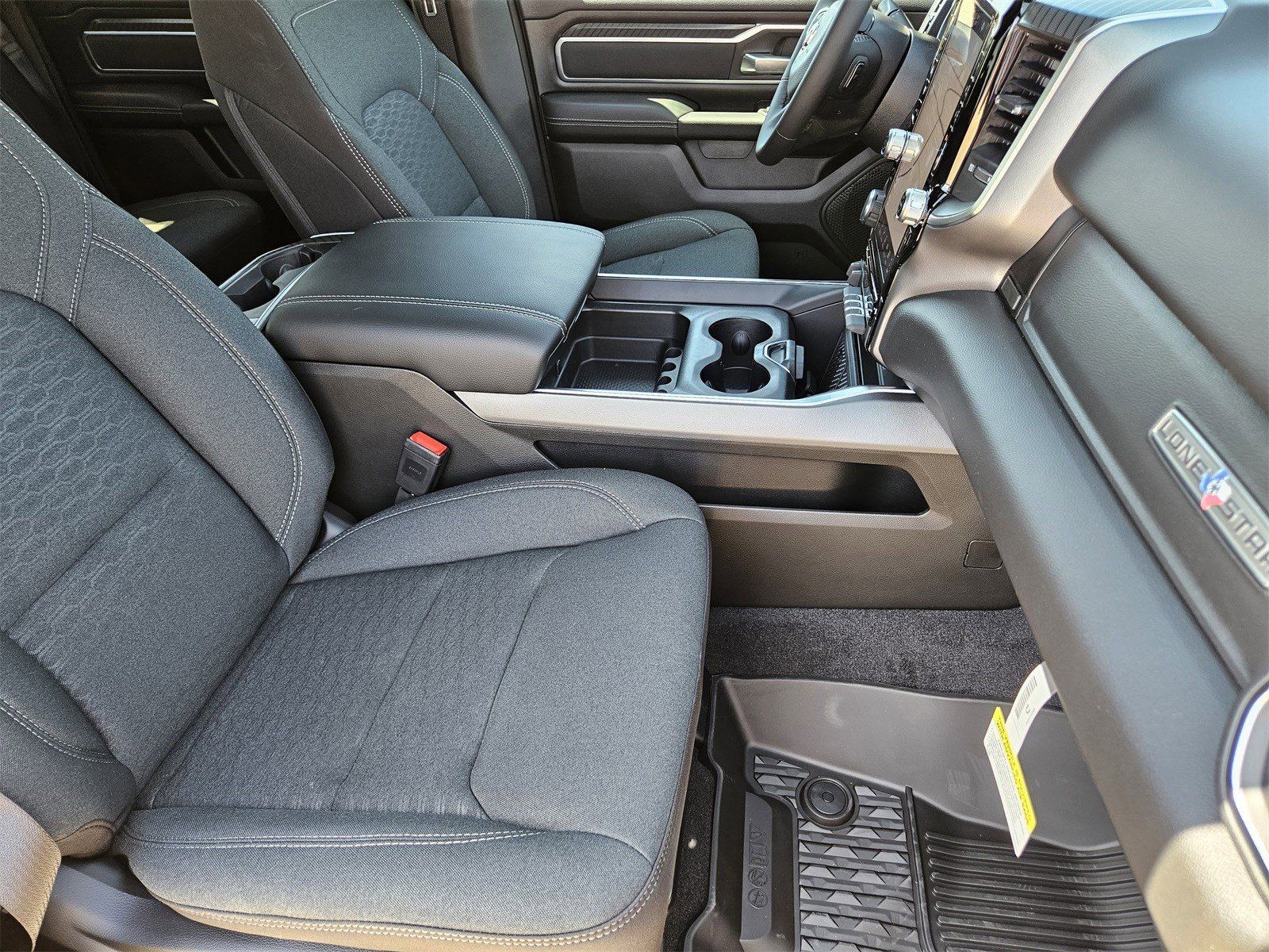 New 2026 Diamond Black Crystal Pearlcoat Ram LONE STAR CREW CAB 4X4 5