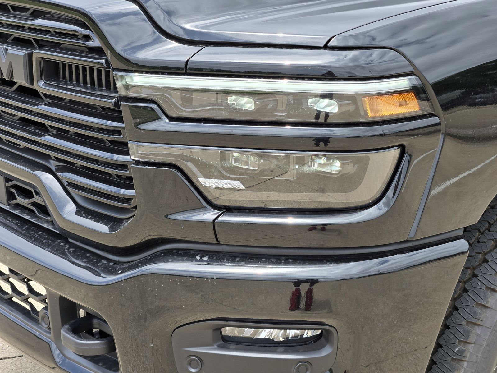 New 2026 Diamond Black Crystal Pearlcoat Ram LARAMIE CREW CAB 4X4 6