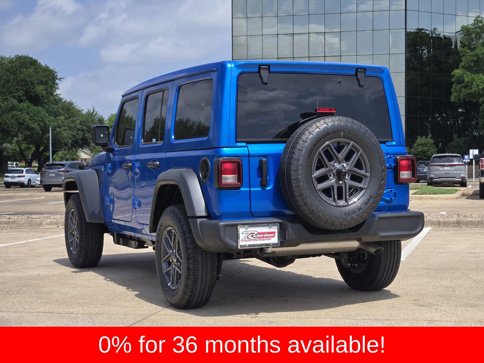 New 2026 Hydro Blue Pearlcoat Jeep 4-DOOR SPORT S image 4