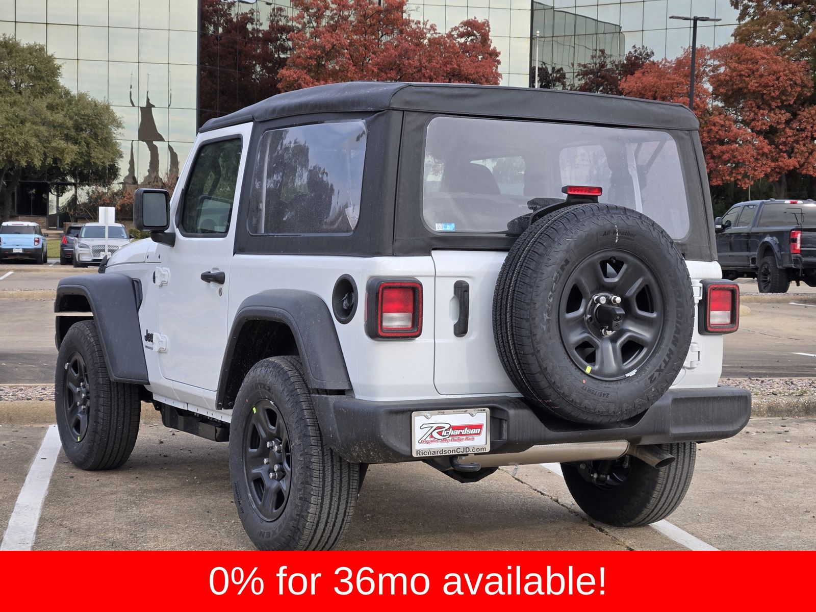 New 2026 Bright White Jeep 2-DOOR SPORT image 6