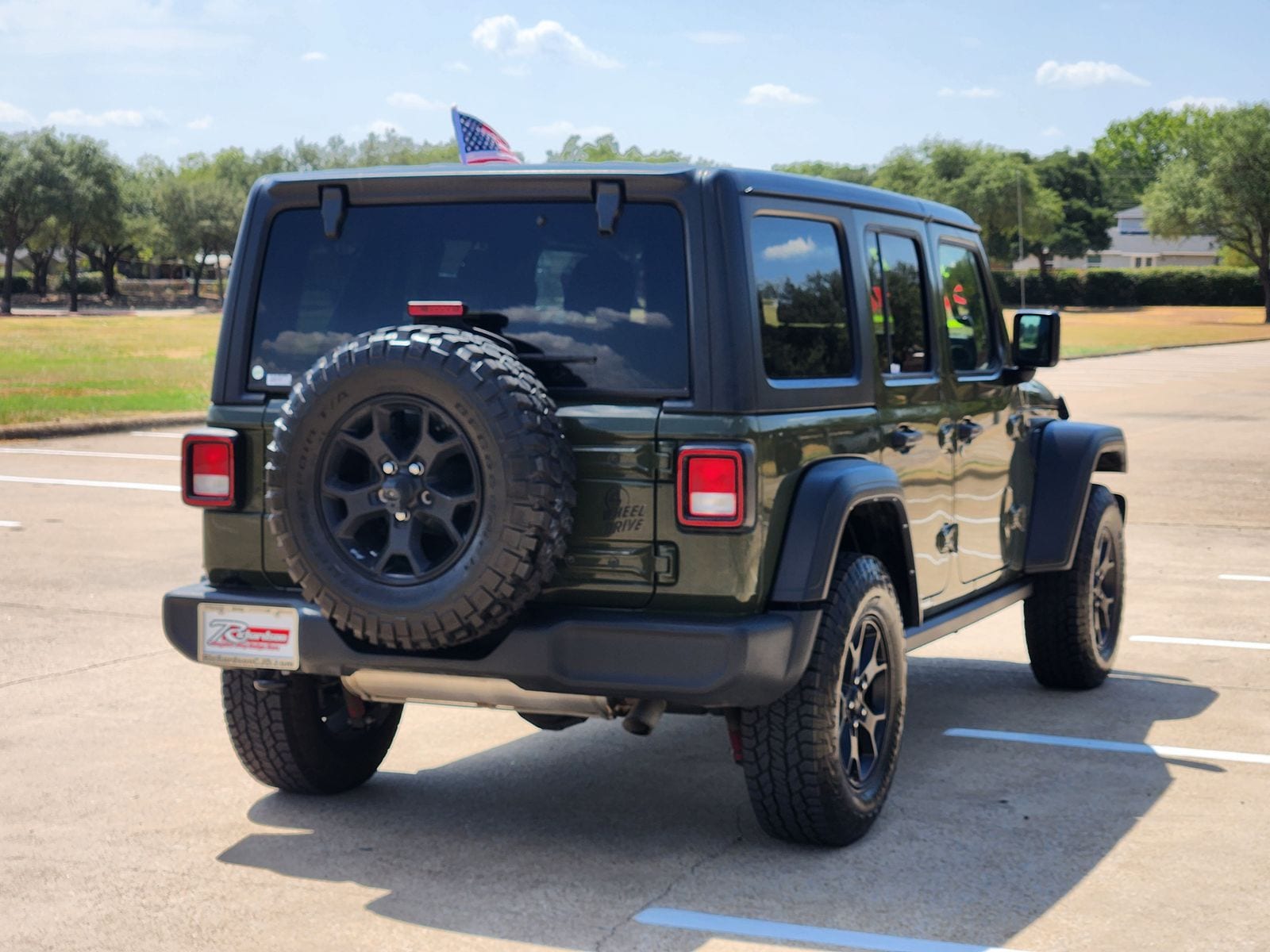 Used 2022 Sarge Green Jeep Unlimited Sport image 6
